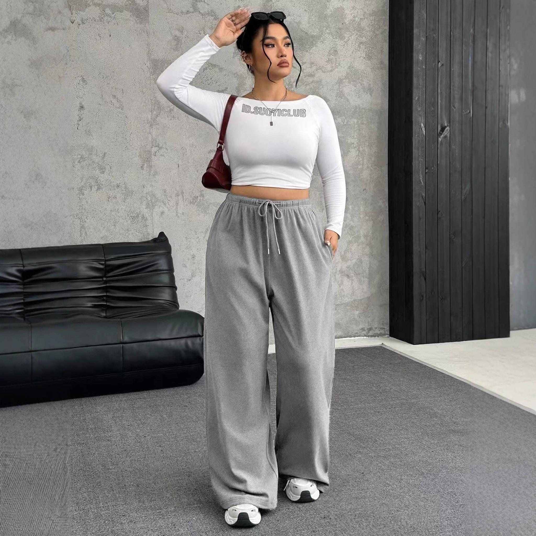 Horizon Essentials | Premium Drawstring Waist Straight-Leg Pants