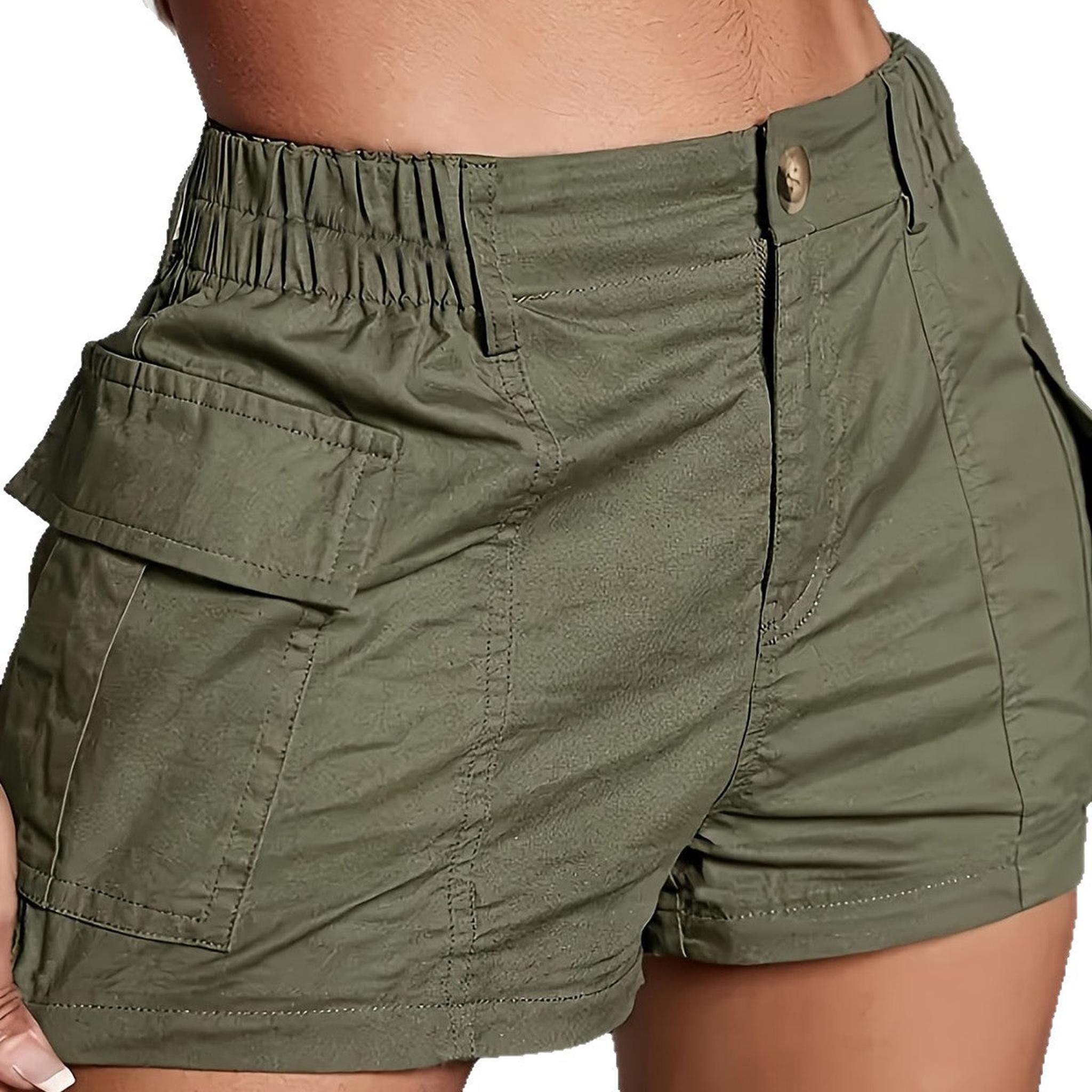 Horizon Essentials | Premium Elastic Waist Cargo Shorts