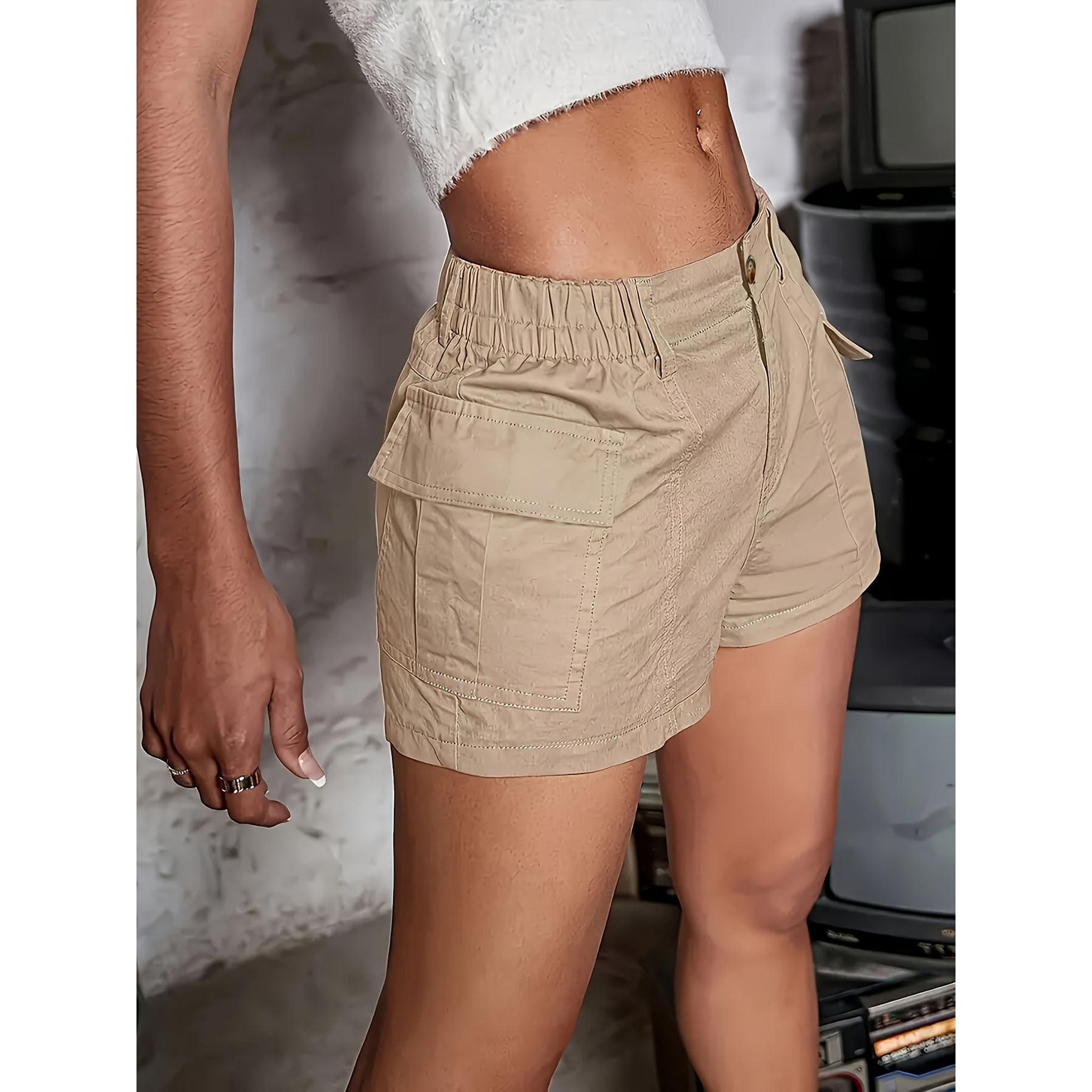 Horizon Essentials | Premium Elastic Waist Cargo Shorts