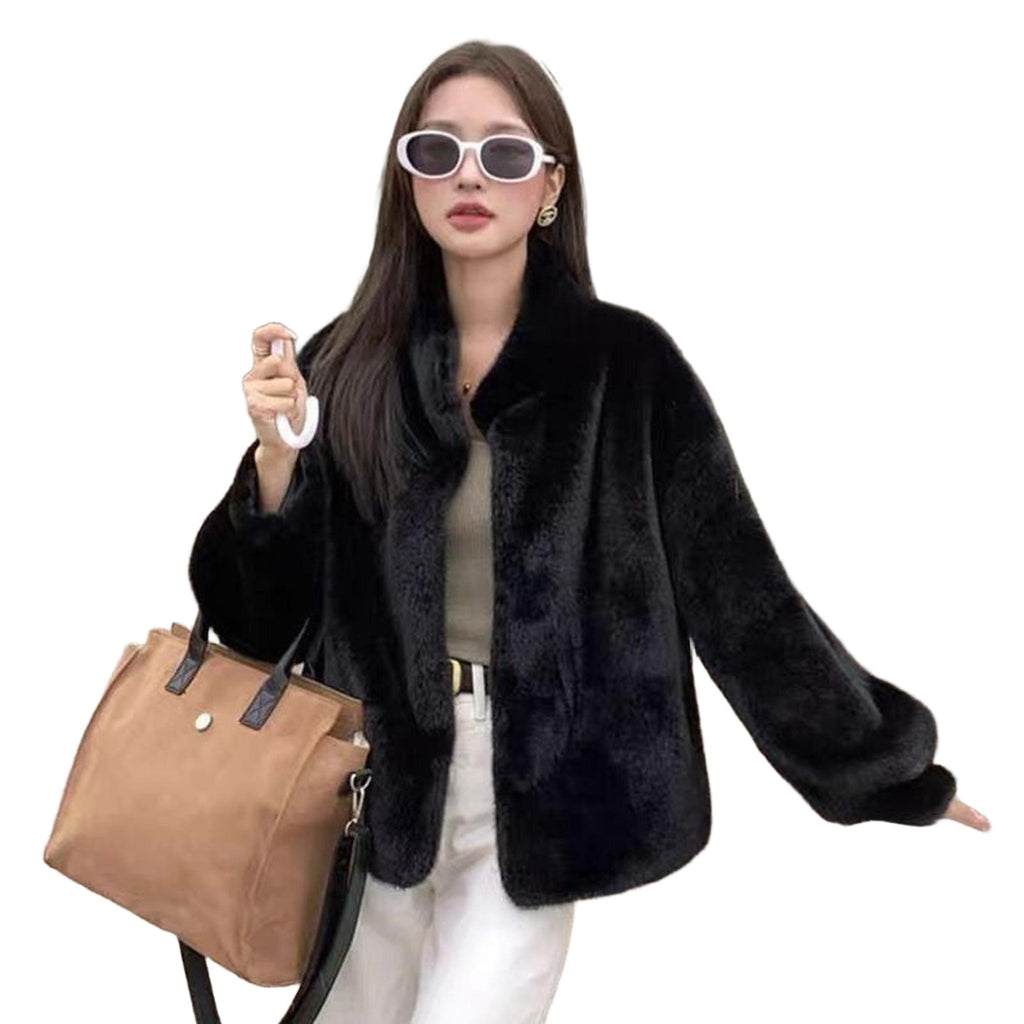 Horizon Essentials | Premium Faux Fur Collar Coat