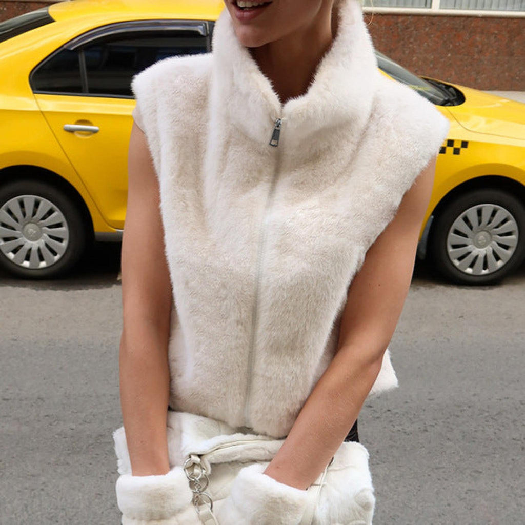 Horizon Essentials | Premium Faux Fur Sleeveless Vest
