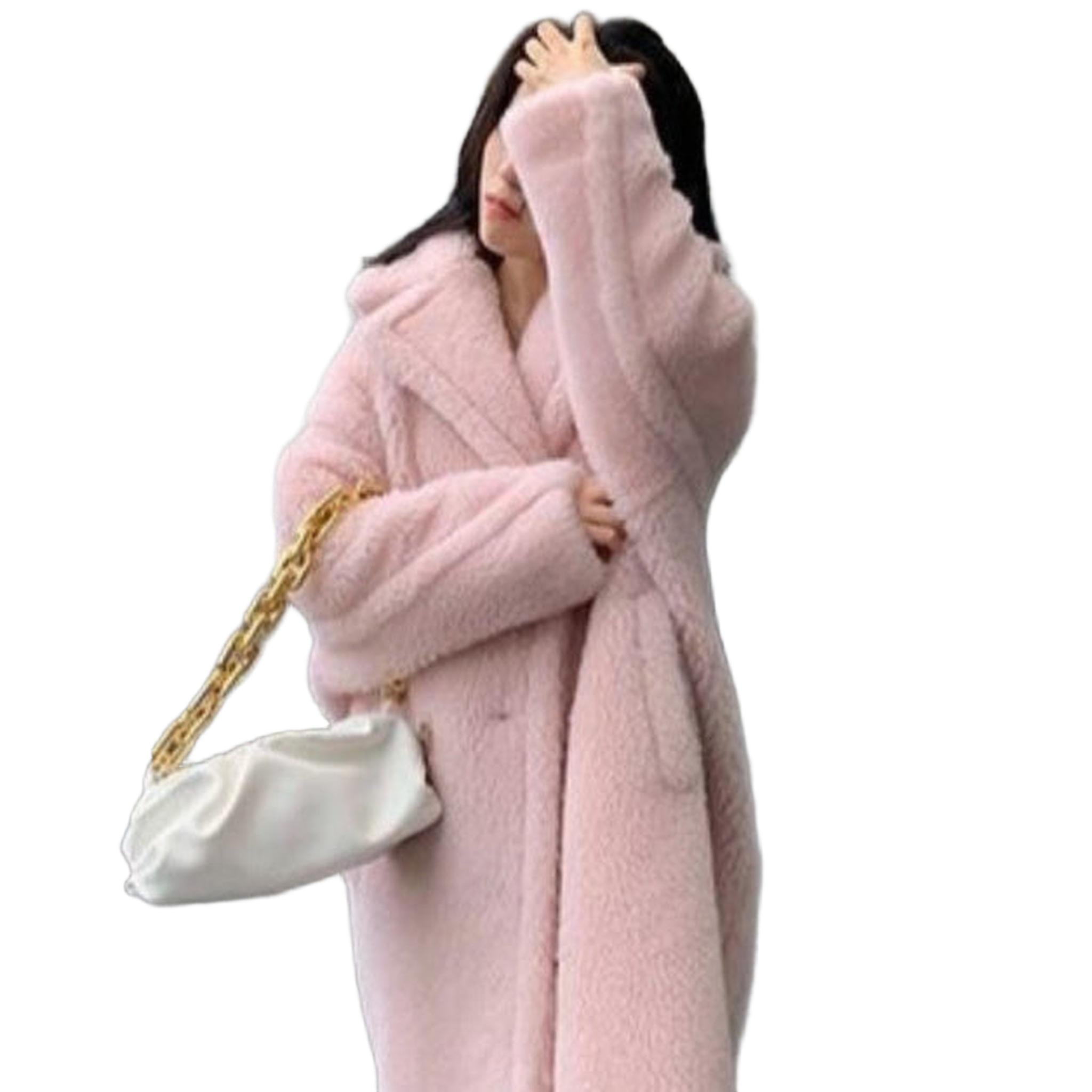 Horizon Essentials | Premium Faux Shearling Patterned Coat