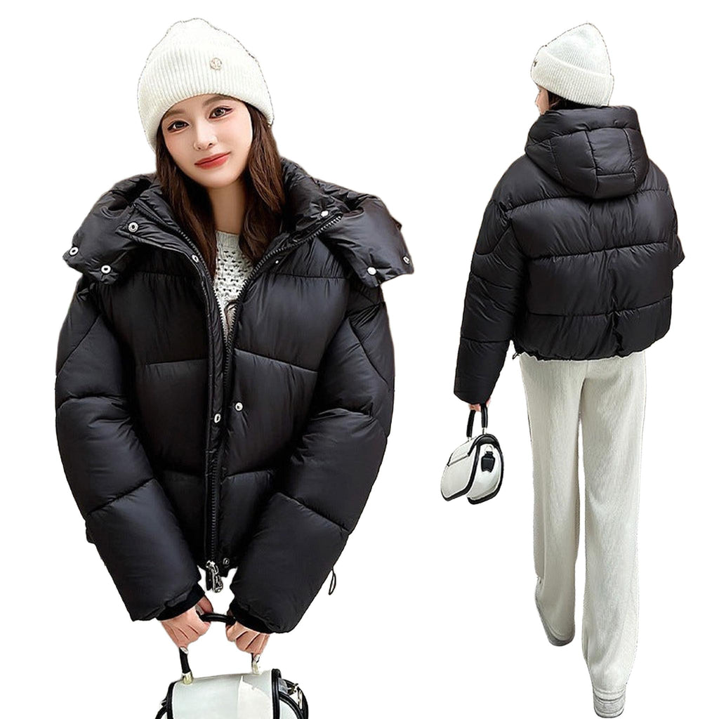Horizon Essentials | Premium Fluffy Hooded Puffer Jacket