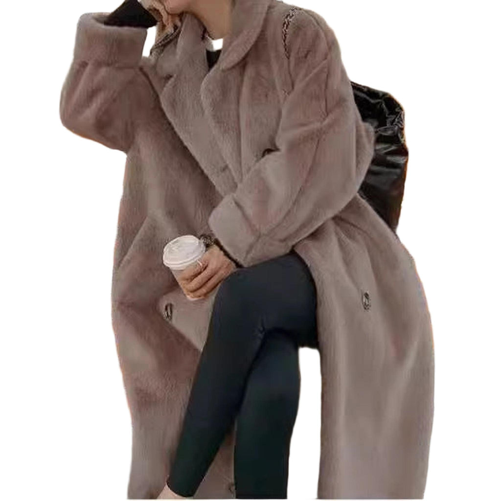 Horizon Essentials | Premium Fur Leather Coat Winter