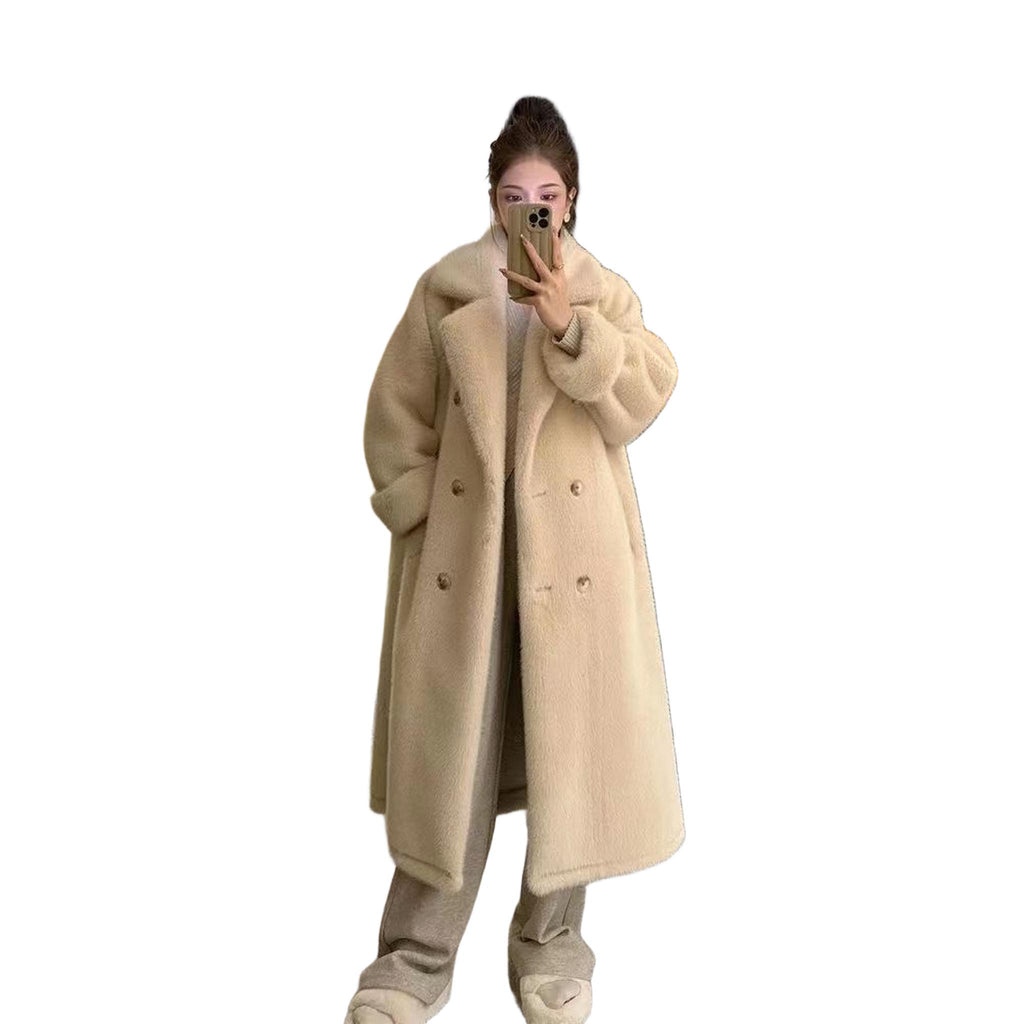 Horizon Essentials | Premium Fur Leather Coat Winter