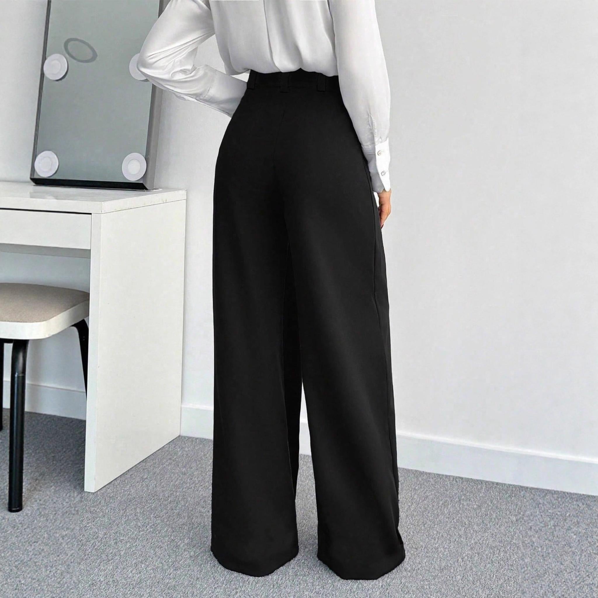 Horizon Essentials | Premium High-Waist Wide-Leg Pants