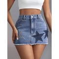 Horizon Essentials | Premium High-Waisted Denim Mini Skirt