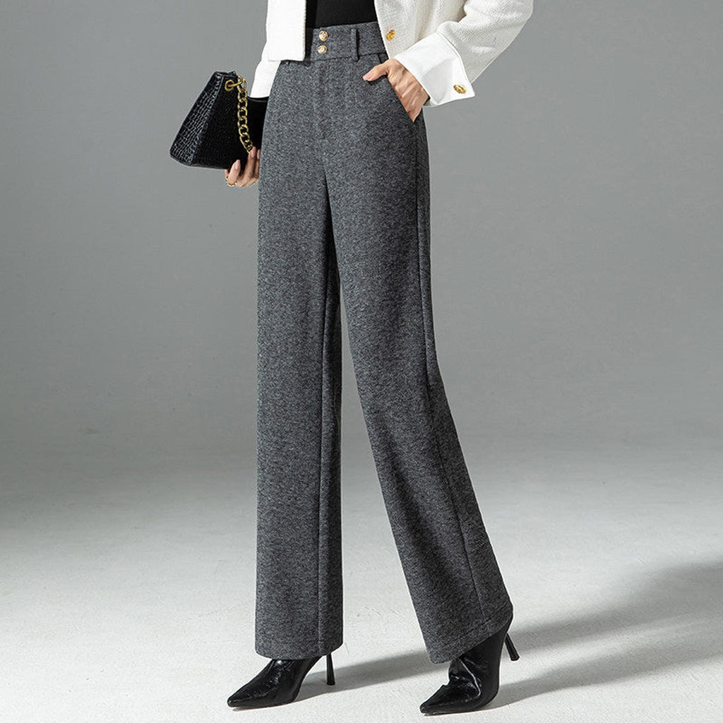 Horizon Essentials | Premium High-Waisted Wool Trousers