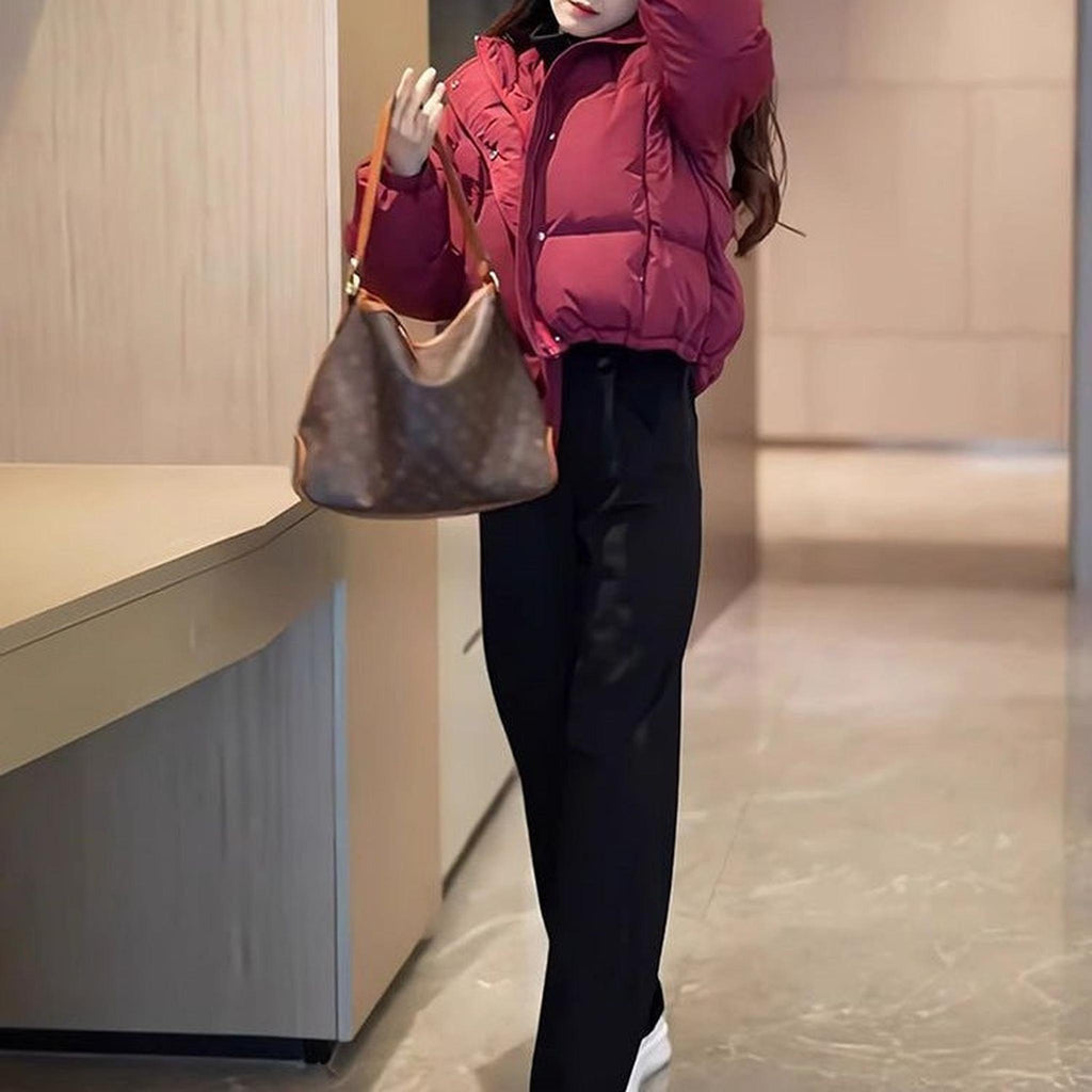 Horizon Essentials | Premium Korean Cropped Winter Hoodie