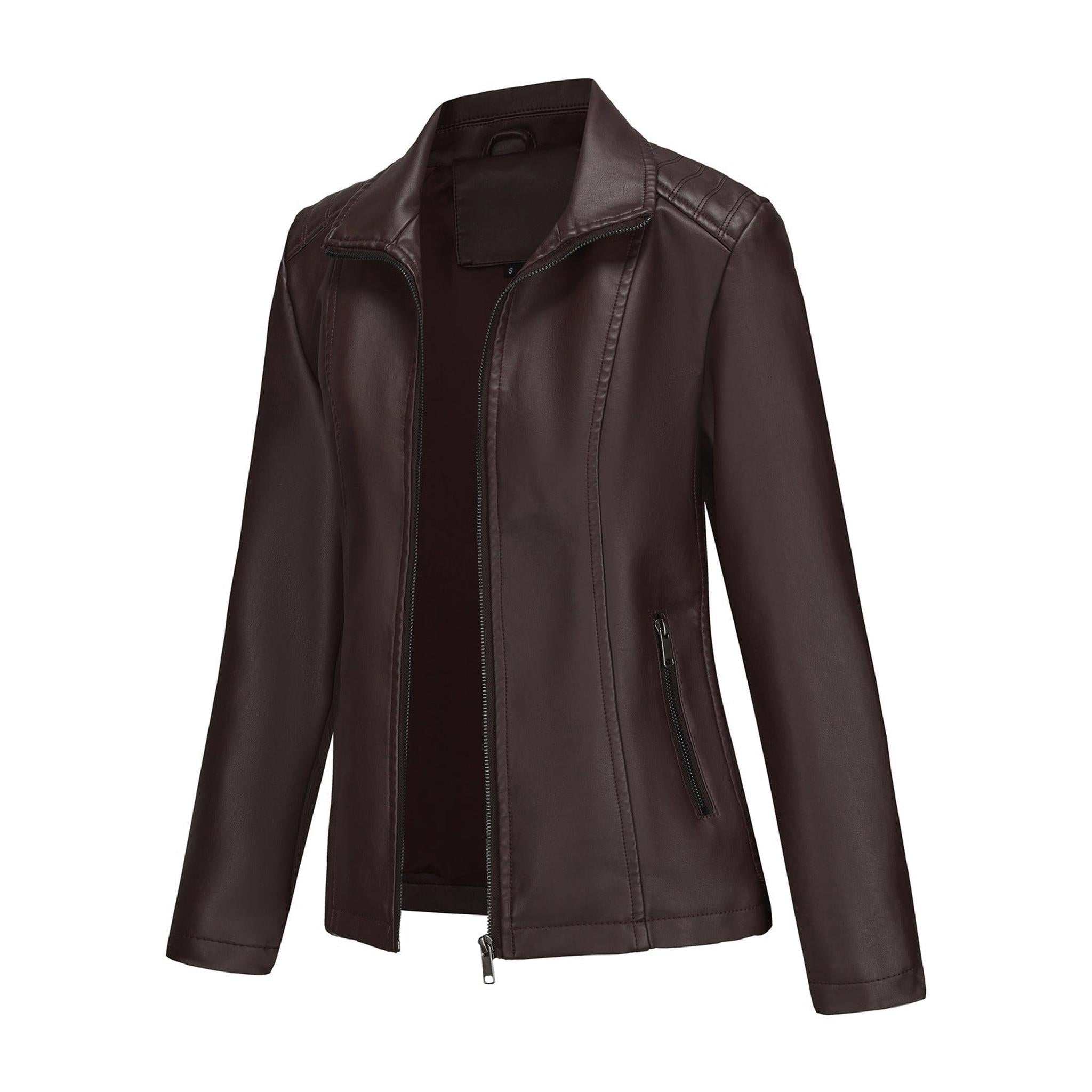 Horizon Essentials | Premium Leather Jacket with Stitching