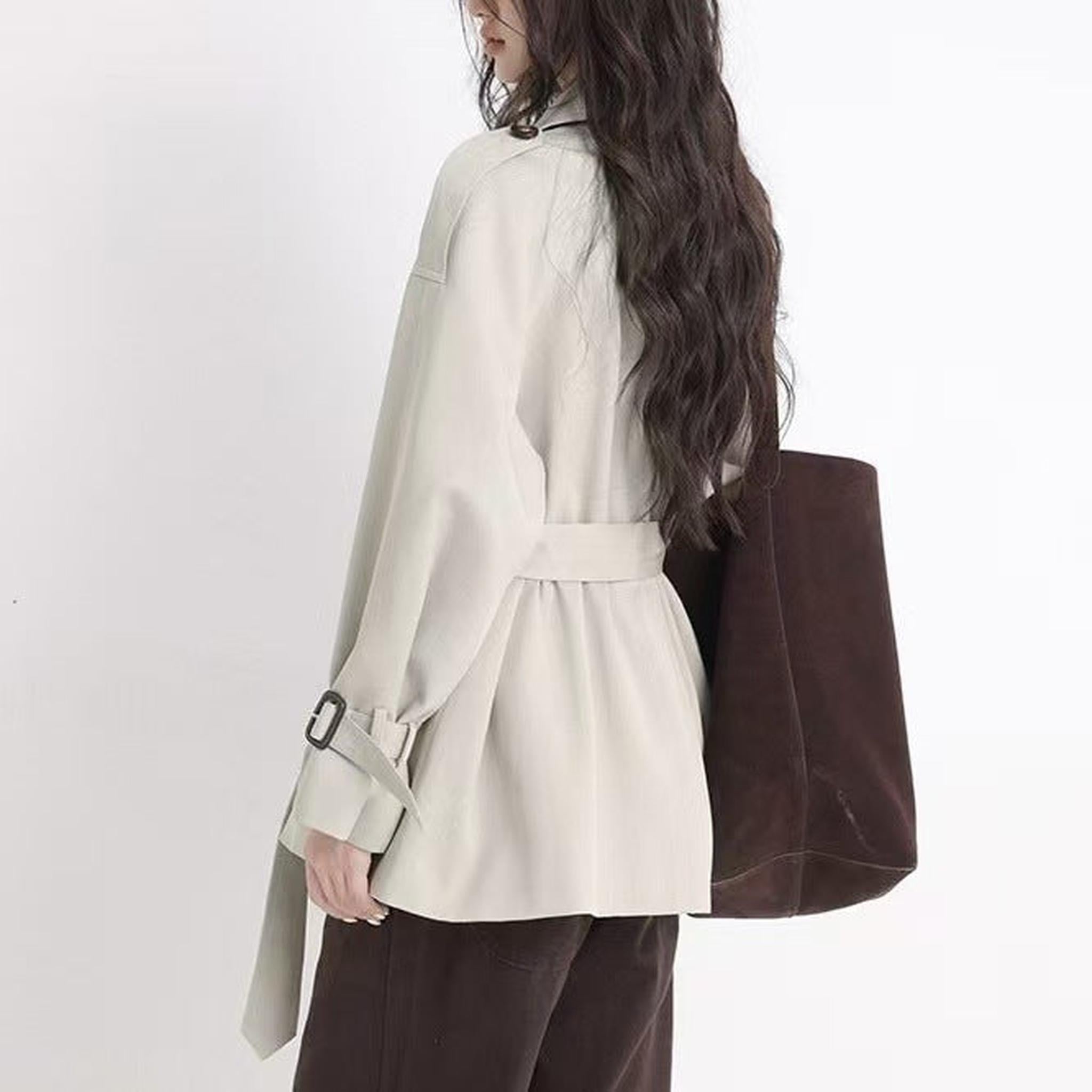 Horizon Essentials | Premium Loose Fit Brown Trench