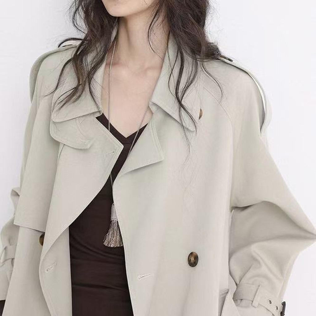 Horizon Essentials | Premium Loose Fit Brown Trench