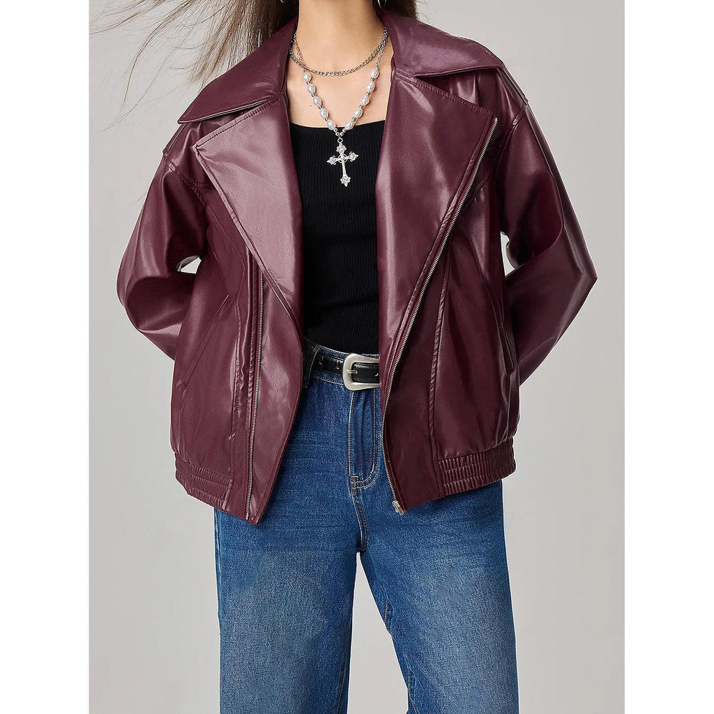 Horizon Essentials | Premium Loose-Fitting Leather Jacket