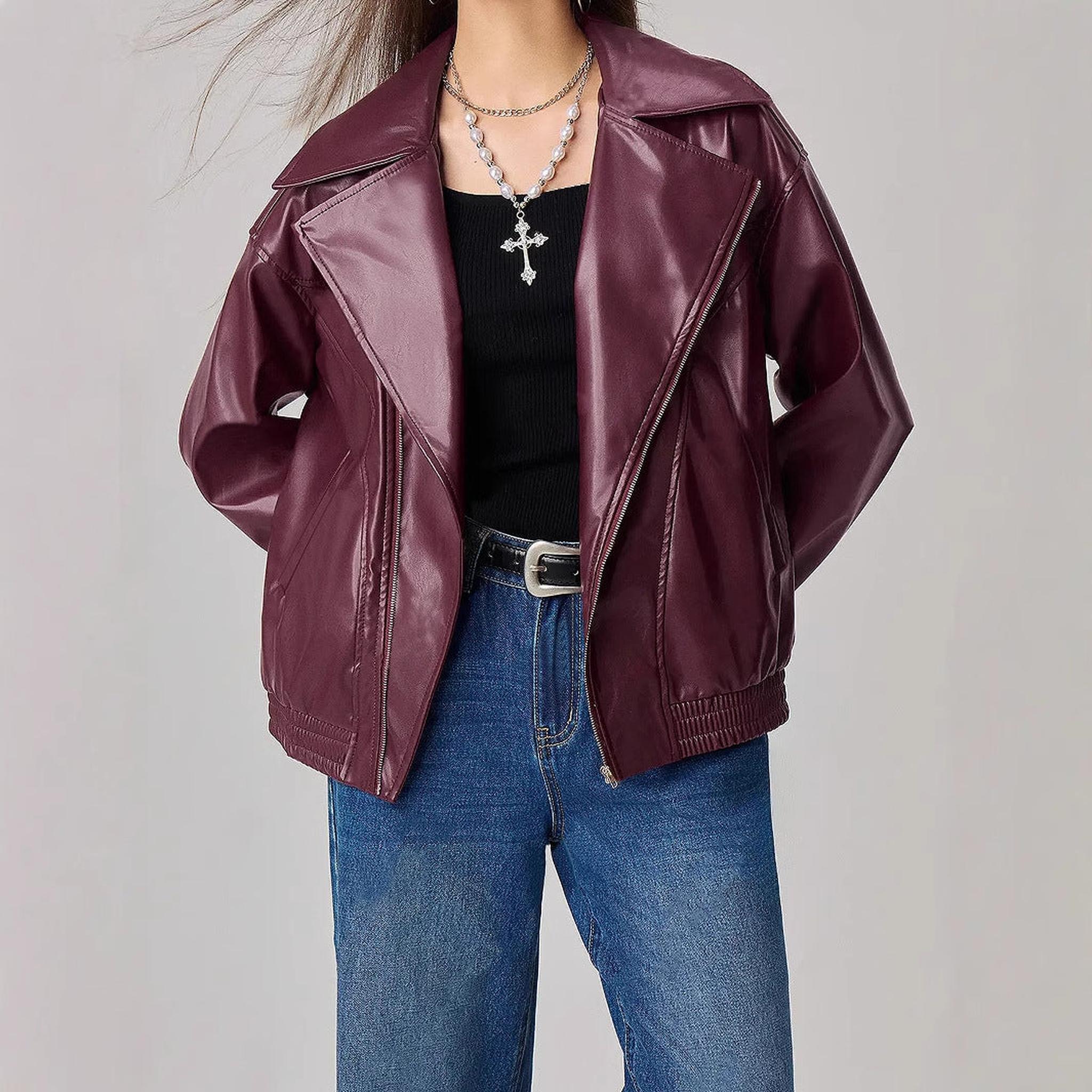Horizon Essentials | Premium Loose-Fitting Leather Jacket