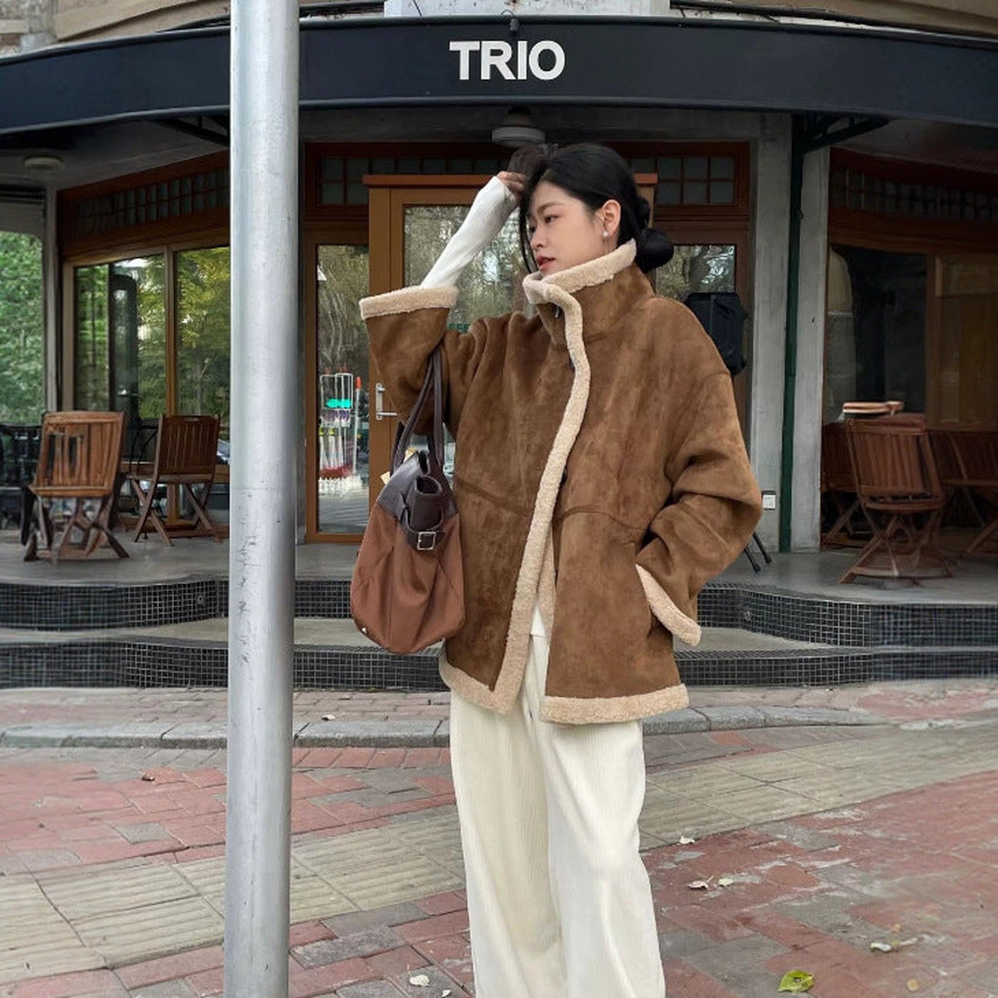 Horizon Essentials | Premium Loose-Fitting Suede Jacket