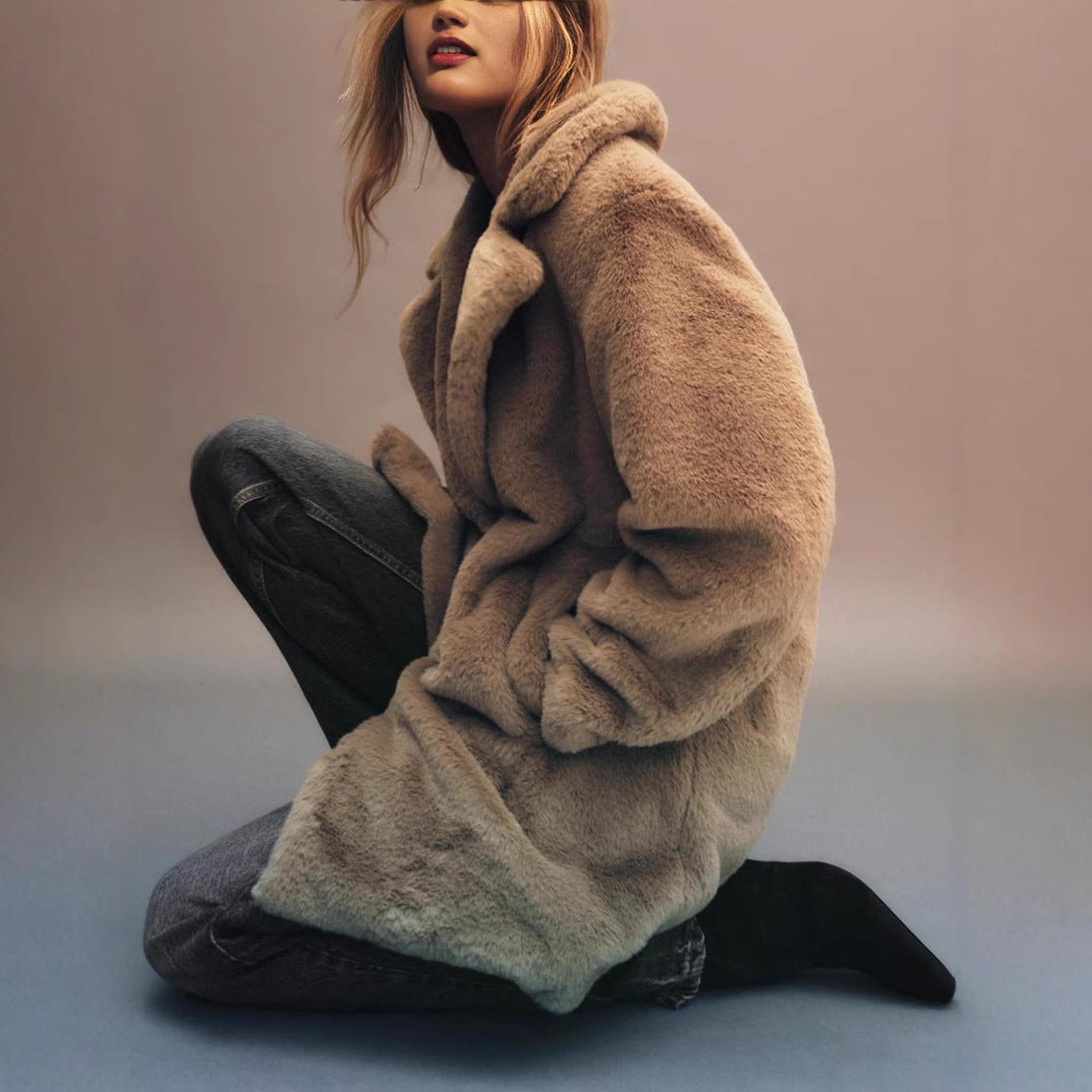 Horizon Essentials | Premium Mid-Length Faux Fur Coat