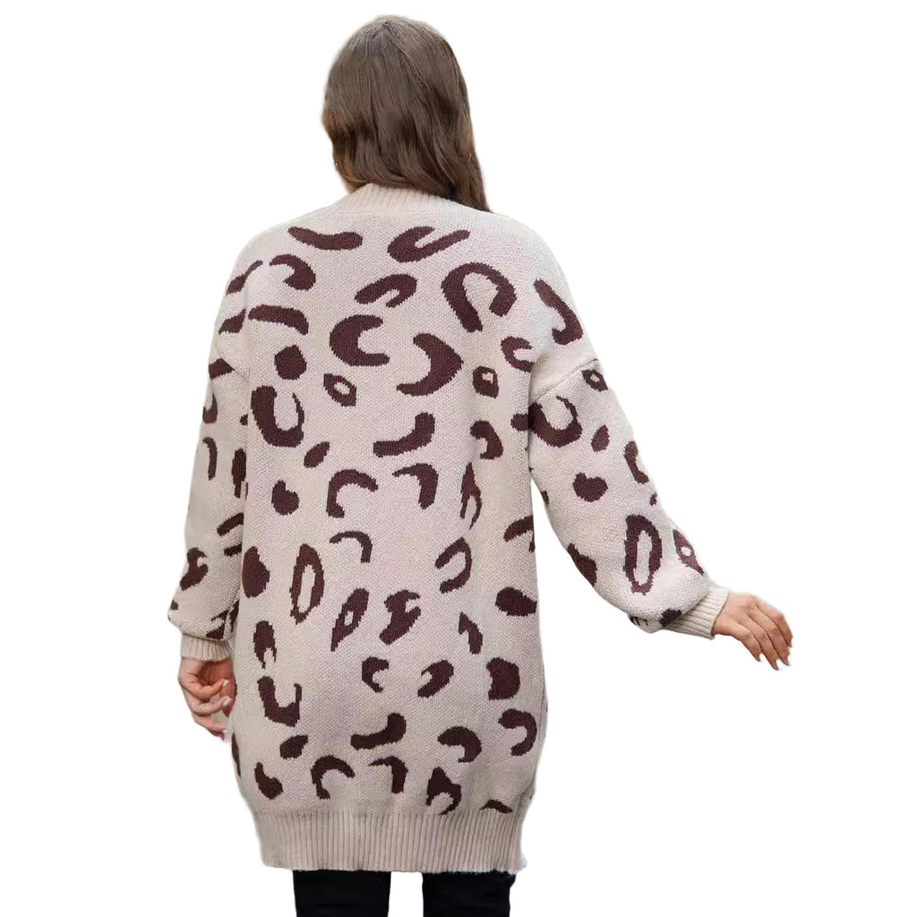 Horizon Essentials | Premium Mid-Length Leopard Cardigan