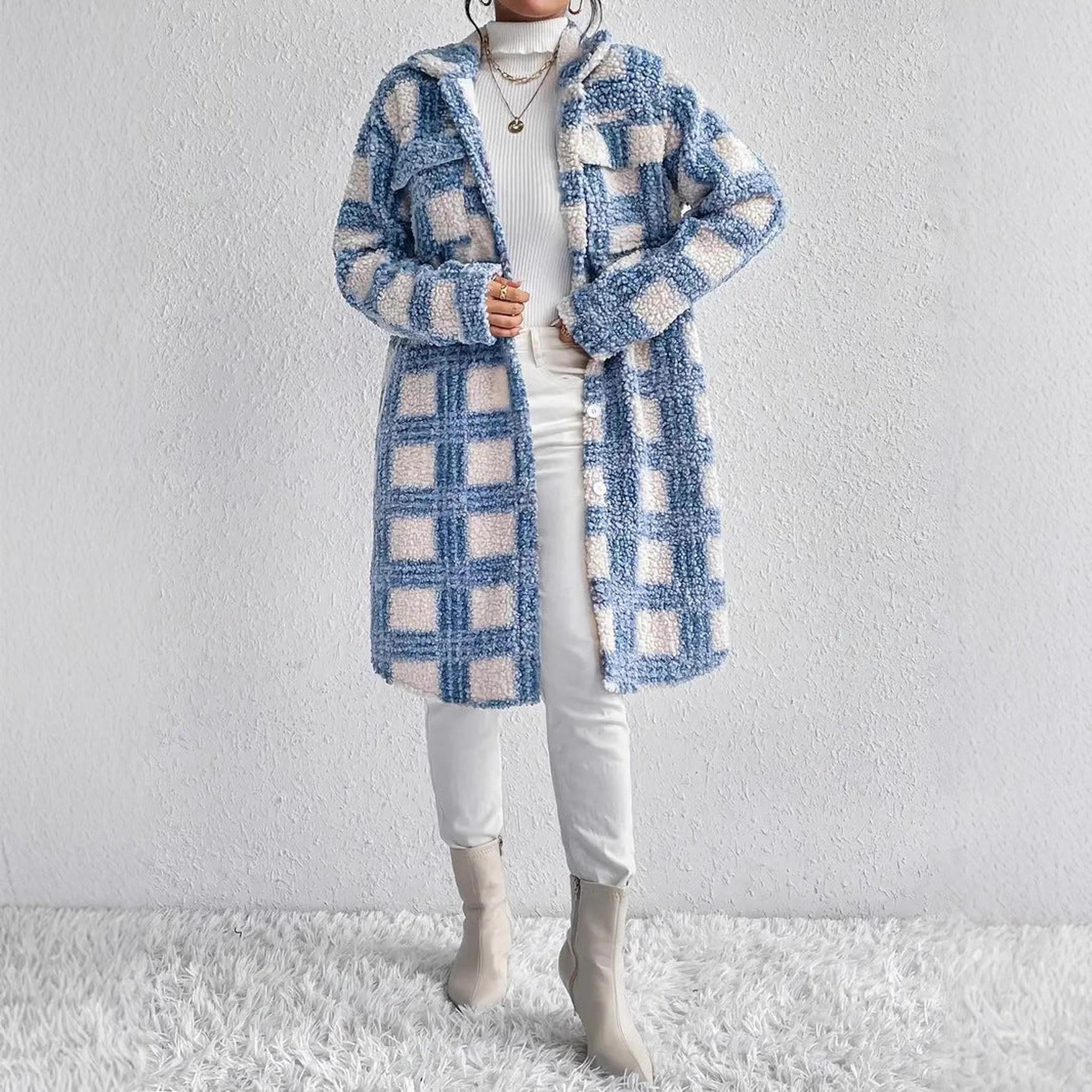 Horizon Essentials | Premium Mid-Length Padded Plaid Jacket