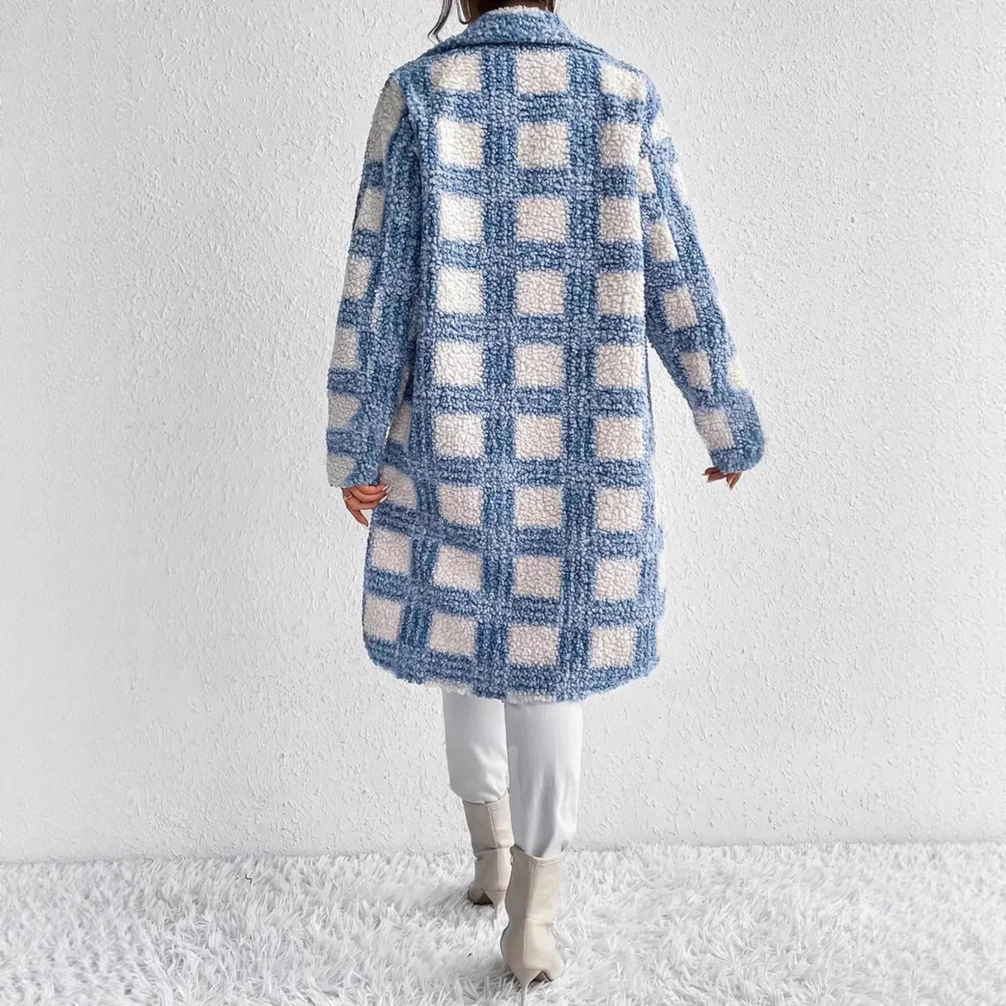 Horizon Essentials | Premium Mid-Length Padded Plaid Jacket