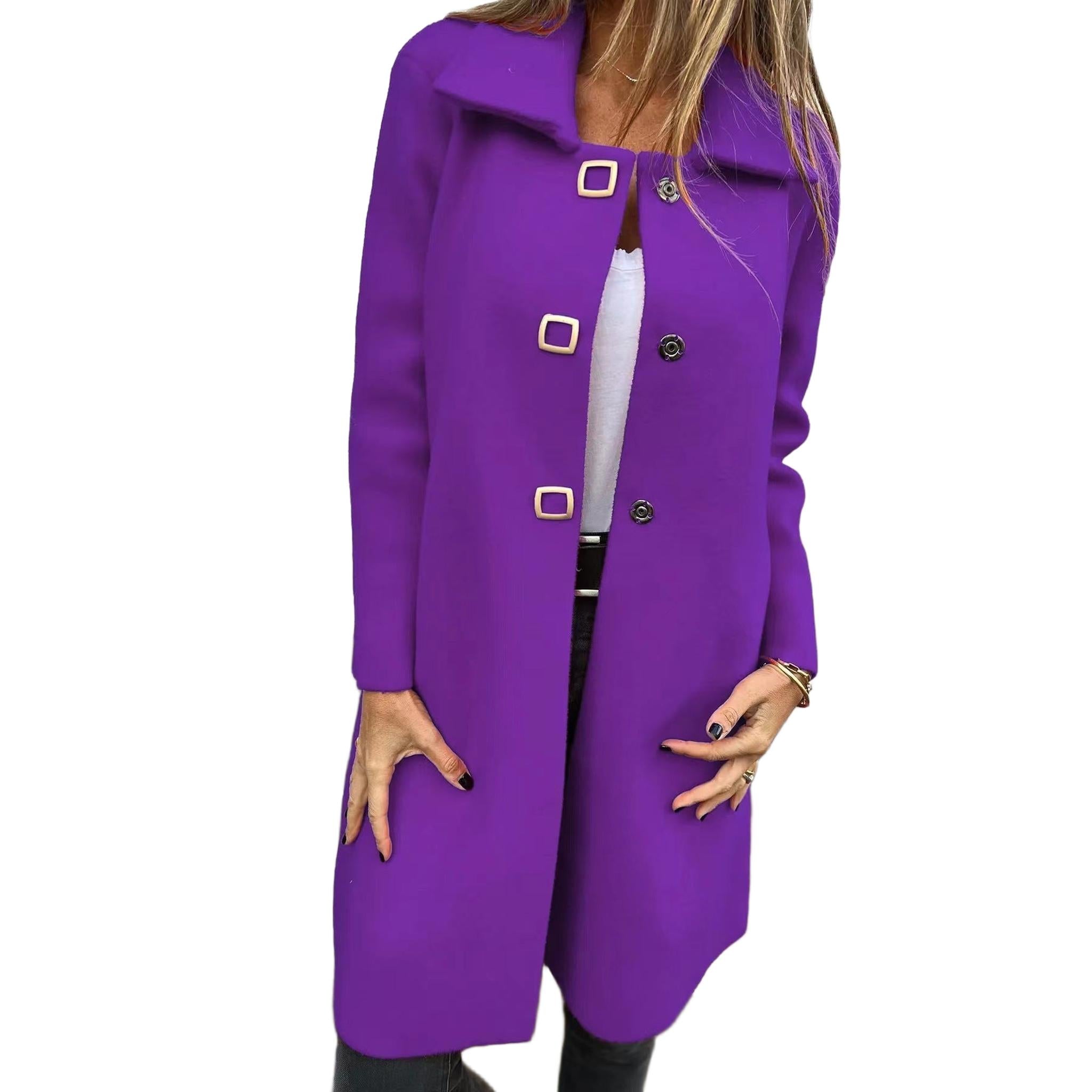 Horizon Essentials | Premium Mid-Length Single-Breasted Coat