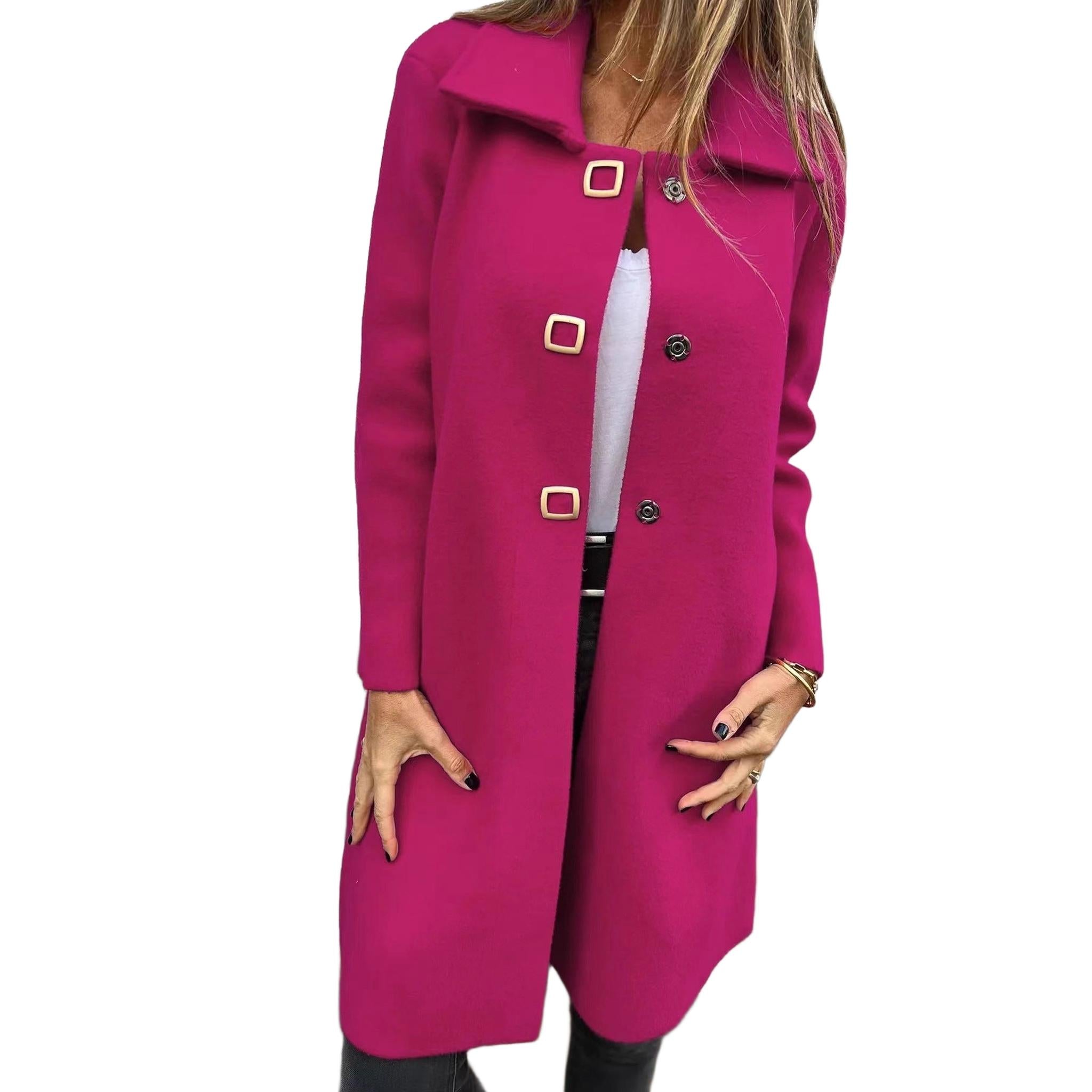 Horizon Essentials | Premium Mid-Length Single-Breasted Coat