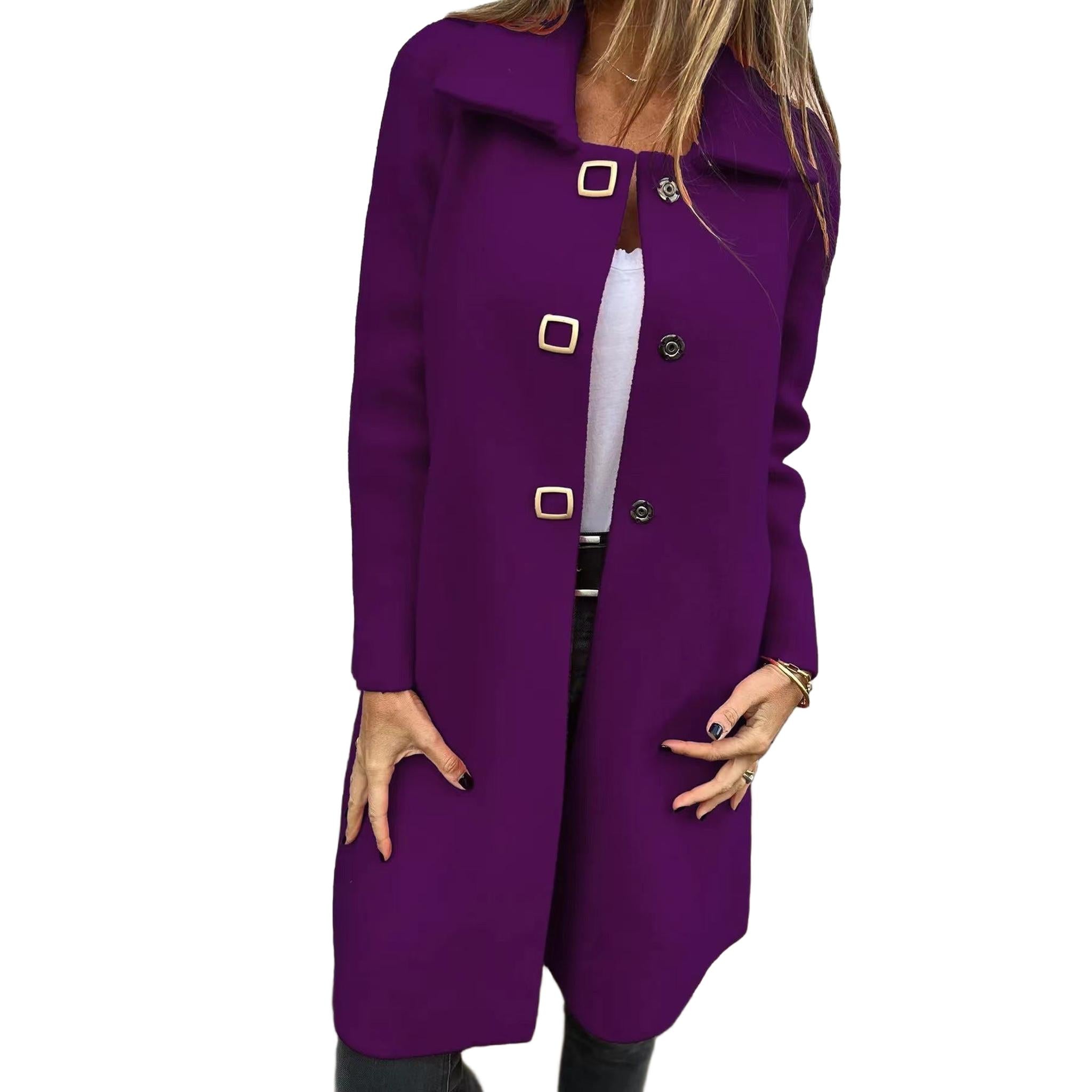 Horizon Essentials | Premium Mid-Length Single-Breasted Coat