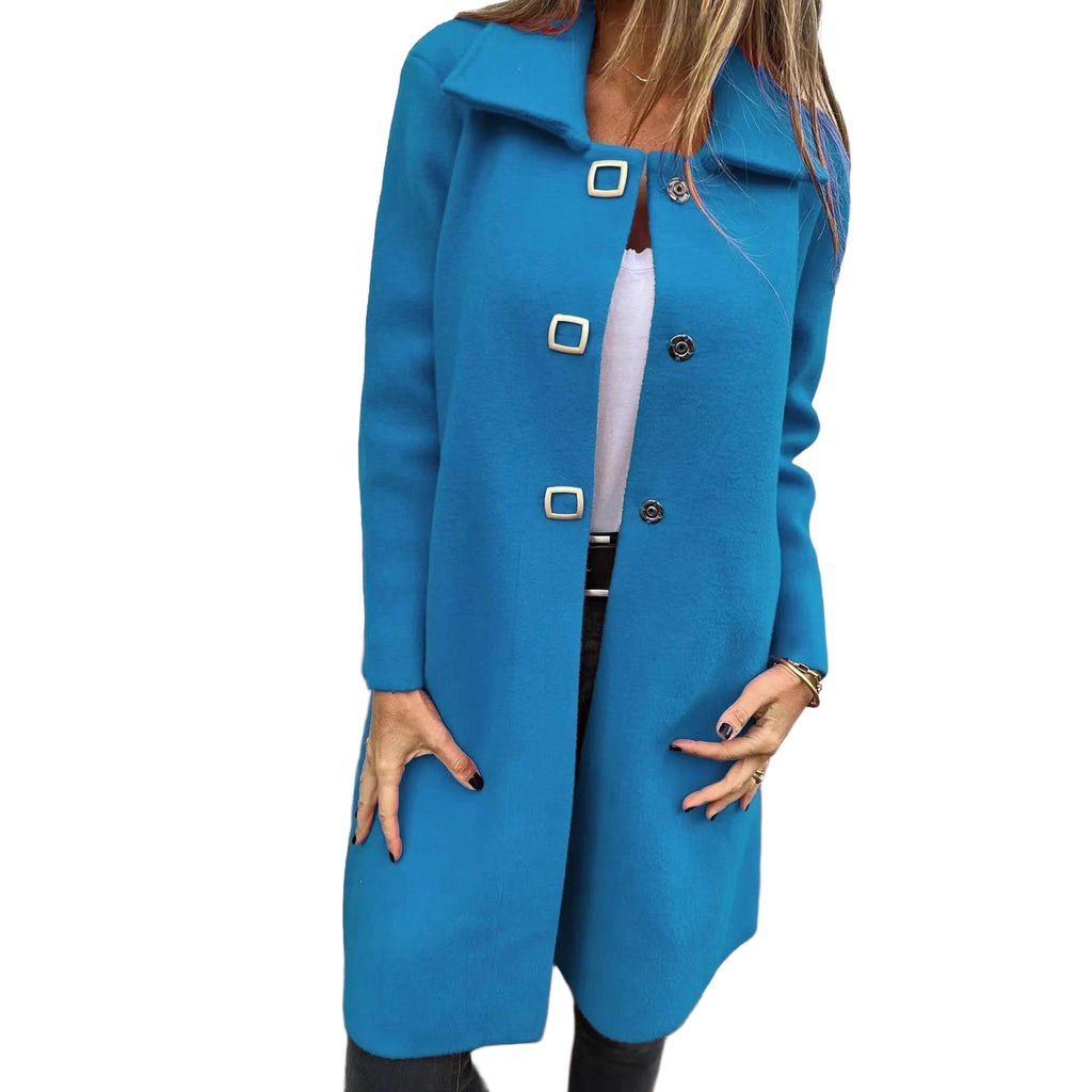 Horizon Essentials | Premium Mid-Length Single-Breasted Coat