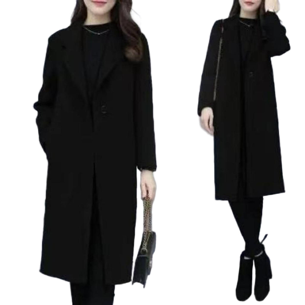 Horizon Essentials | Premium Mid-Length Wool Blend Coat