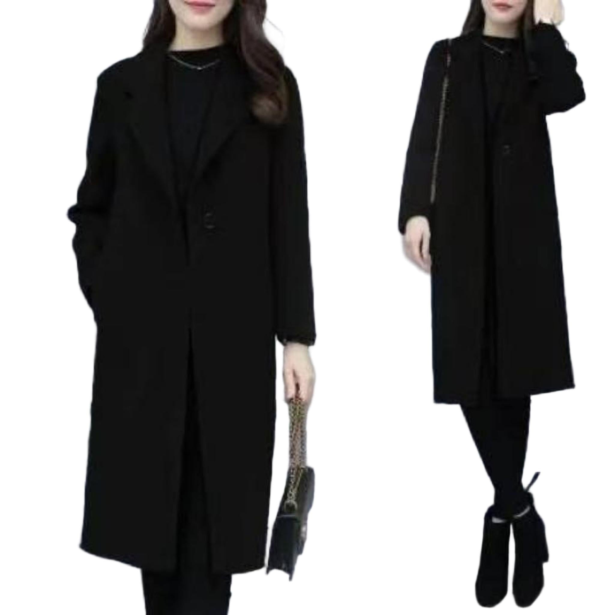 Horizon Essentials | Premium Mid-Length Wool Blend Coat