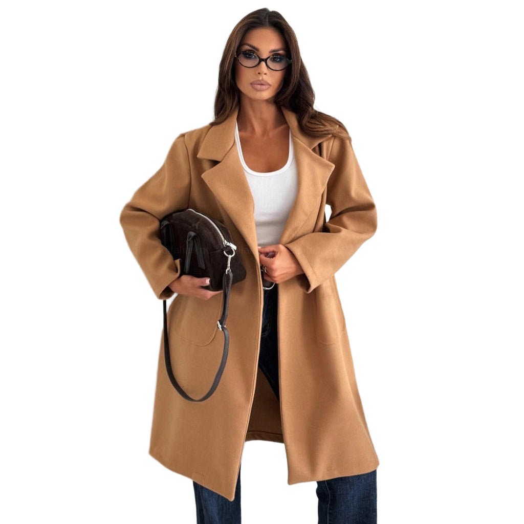 Horizon Essentials | Premium Mid-Length Wool Blend Coat