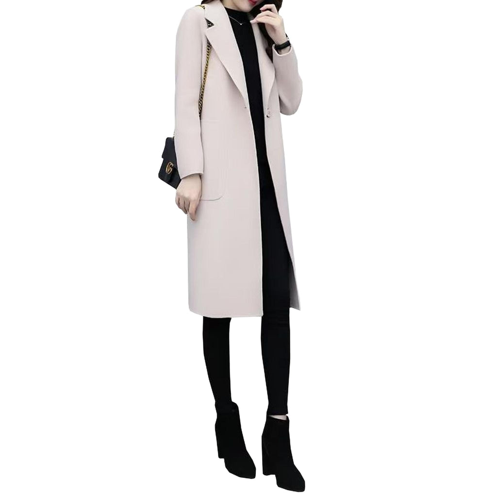 Horizon Essentials | Premium Mid-Length Wool Blend Coat