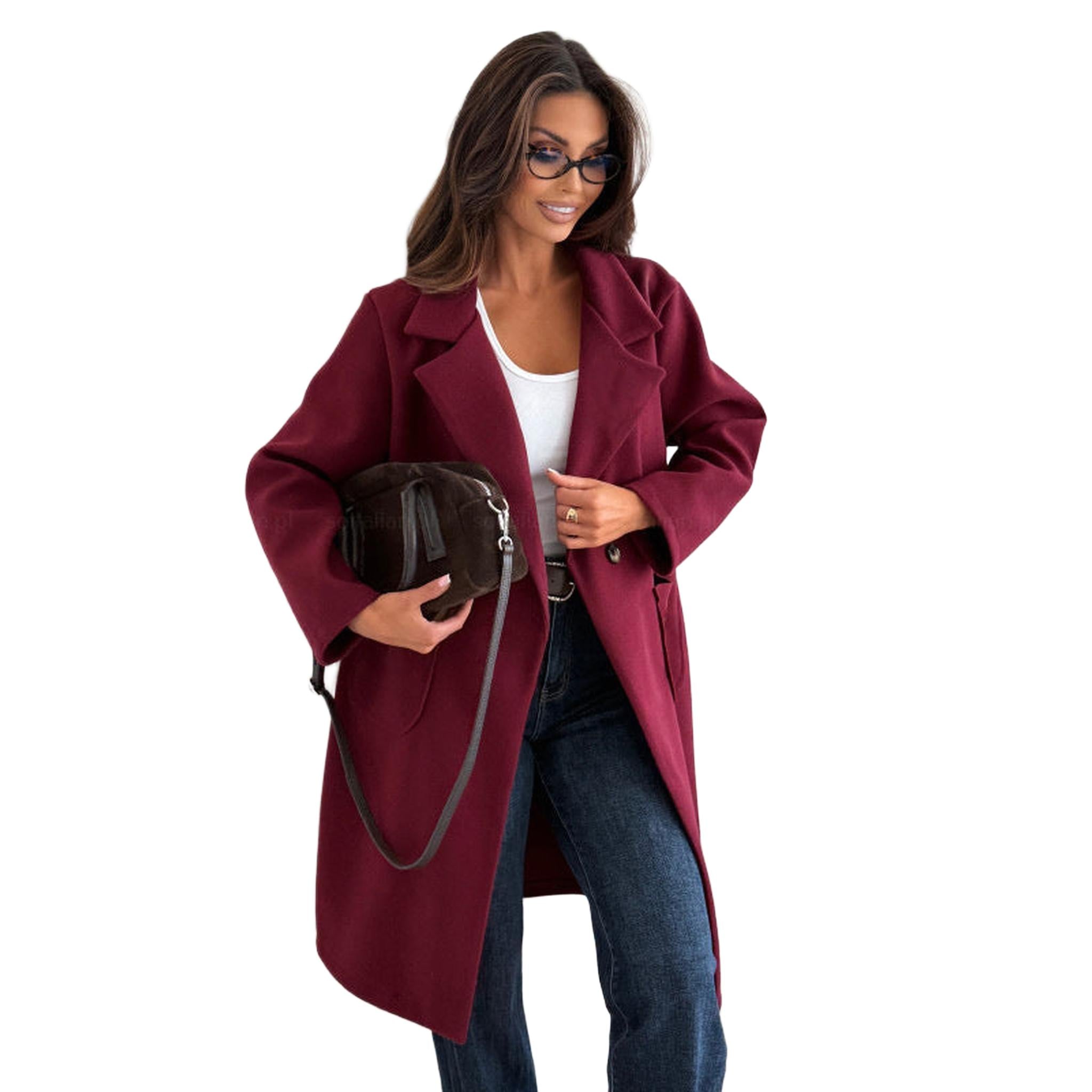 Horizon Essentials | Premium Mid-Length Wool Blend Coat