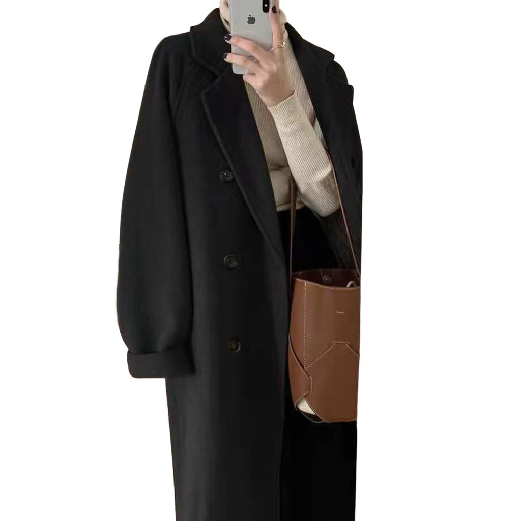 Horizon Essentials | Premium Mid-Length Wool Blend Overcoat