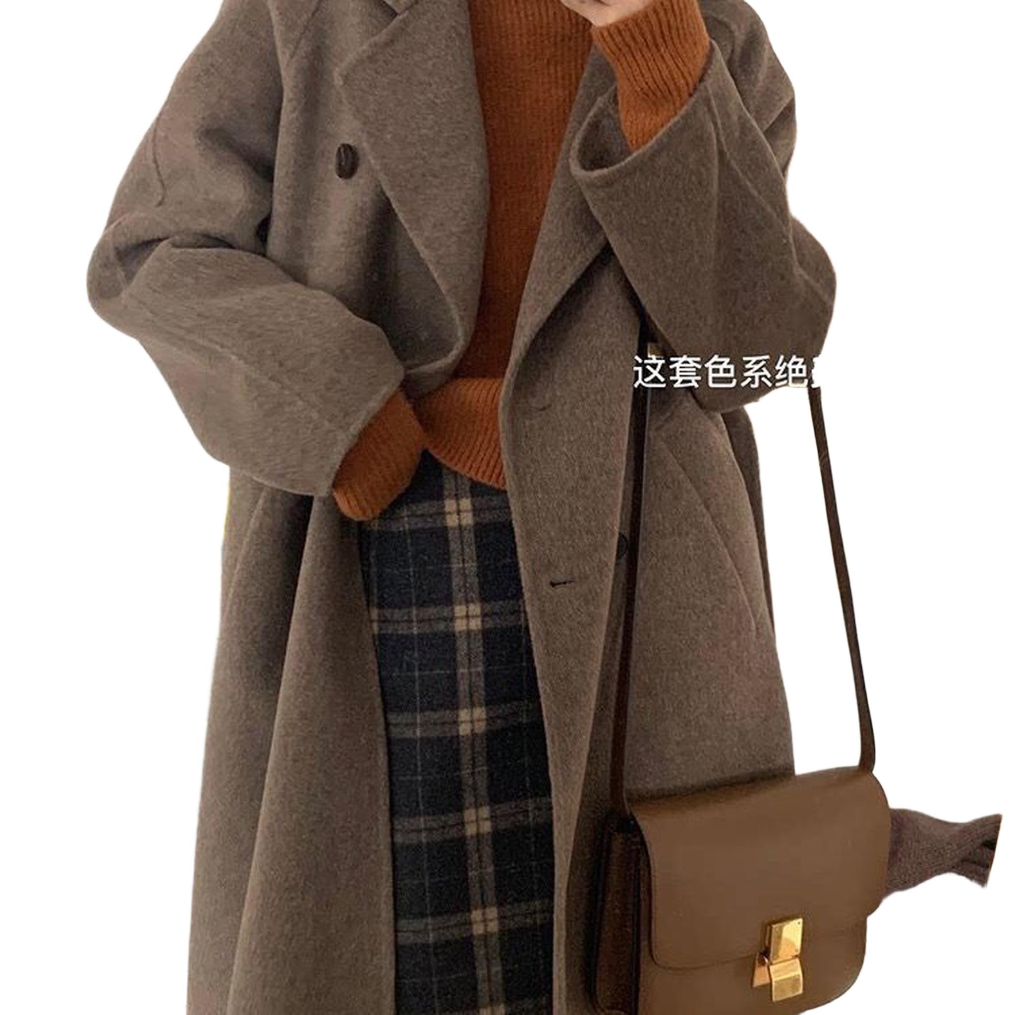 Horizon Essentials | Premium Mid-Length Wool Blend Overcoat