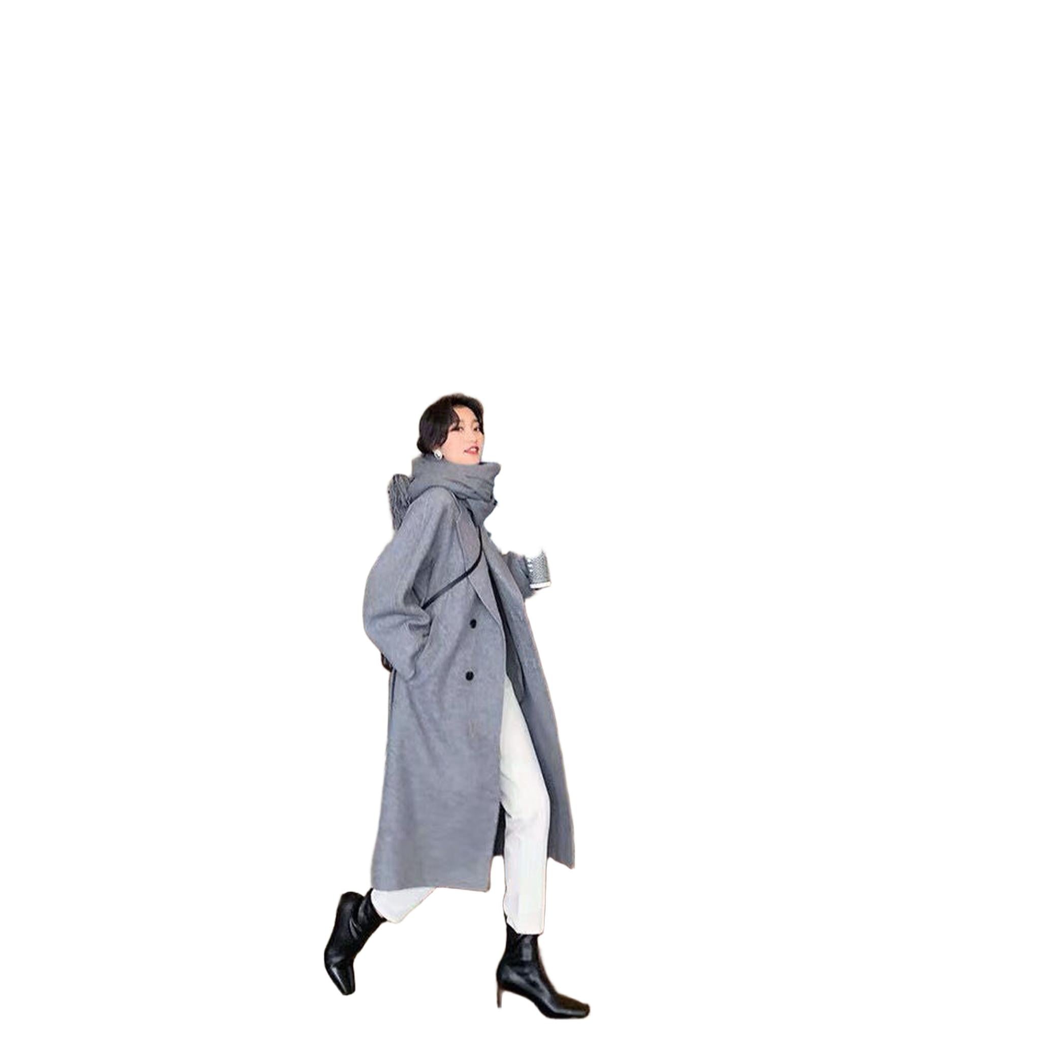 Horizon Essentials | Premium Mid-Length Wool Blend Overcoat