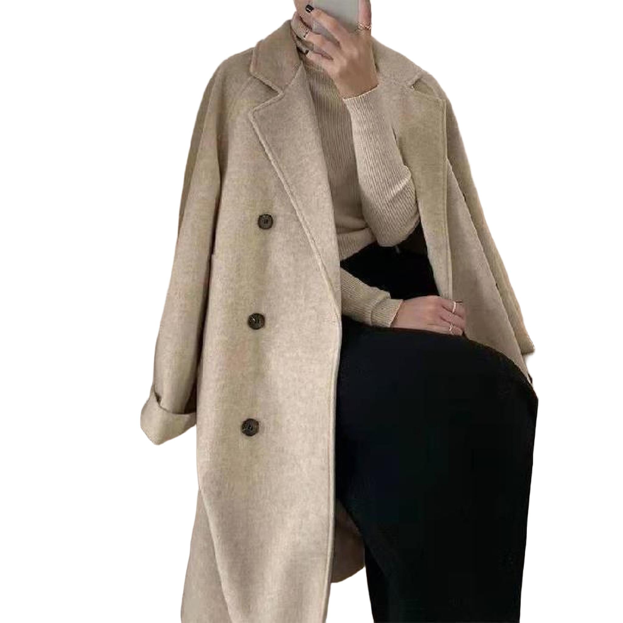 Horizon Essentials | Premium Mid-Length Wool Blend Overcoat