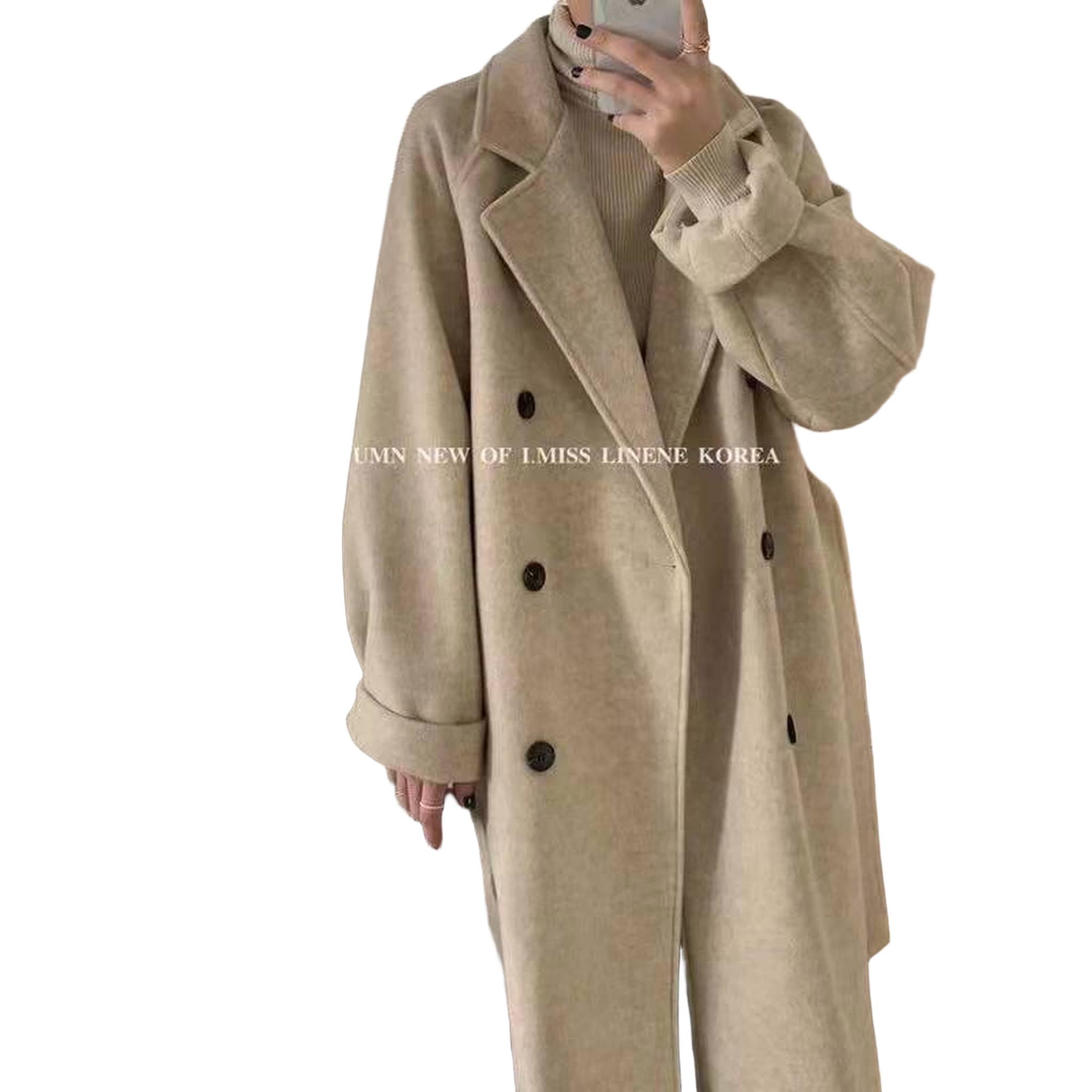 Horizon Essentials | Premium Mid-Length Wool Blend Overcoat