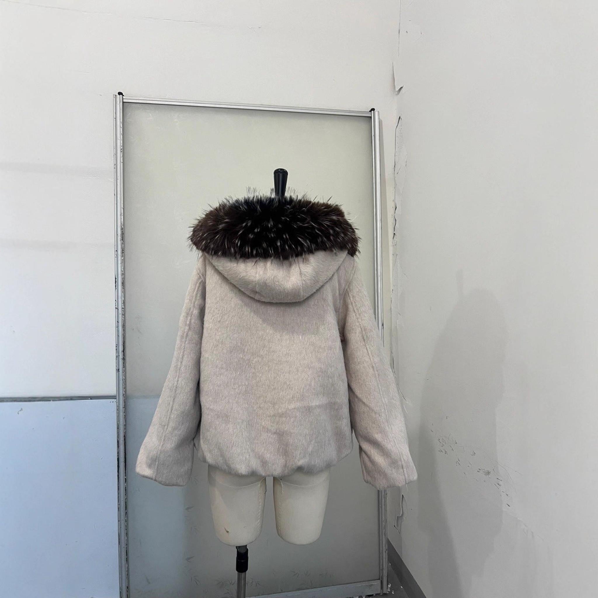 Horizon Essentials | Premium Polyester Cotton Fur Collar Coat