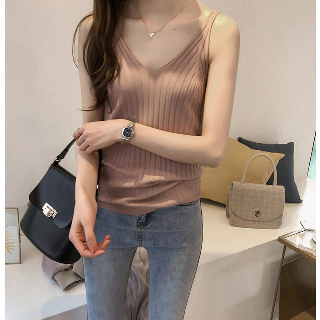 Horizon Essentials | Premium Polyester Knit Camisole Top