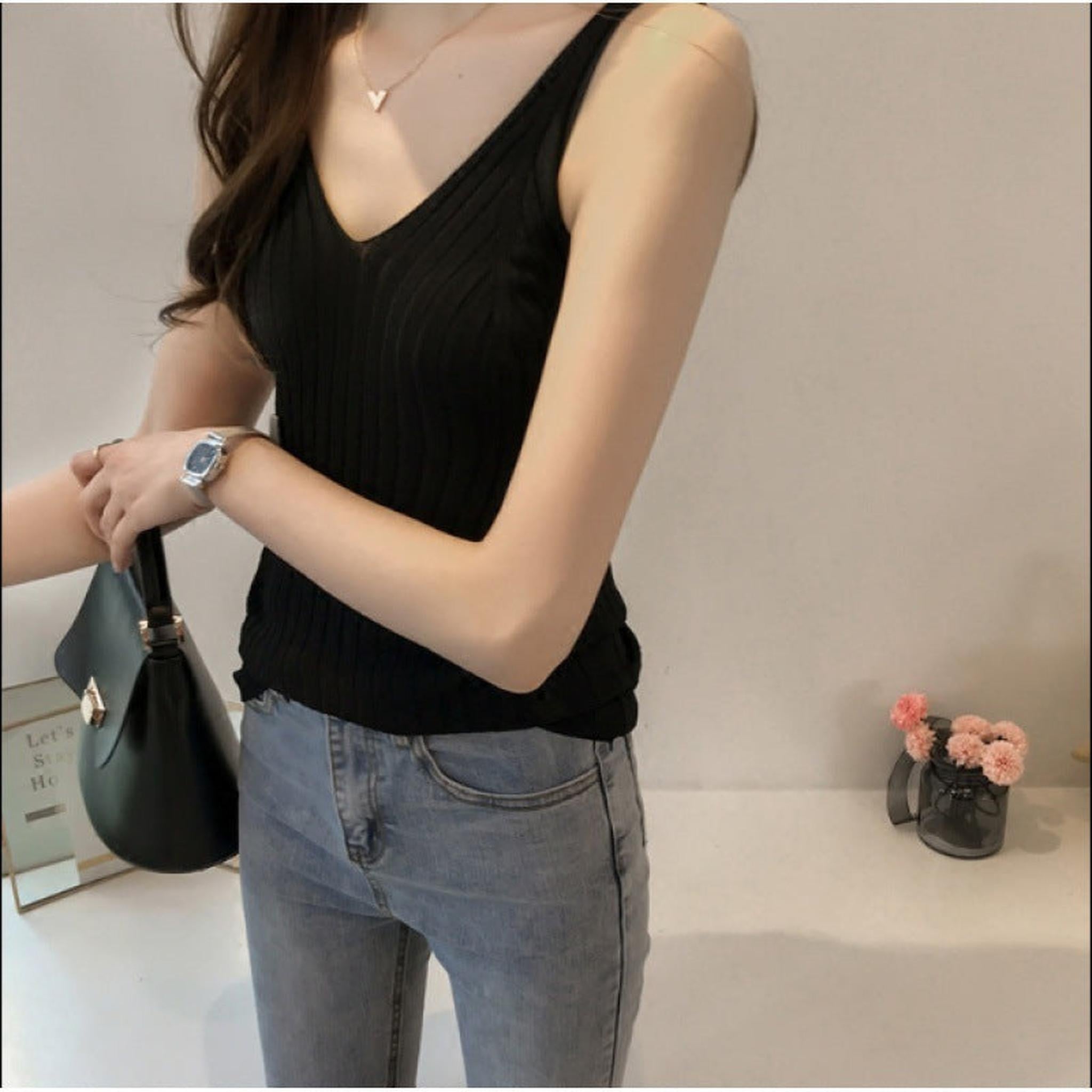 Horizon Essentials | Premium Polyester Knit Camisole Top