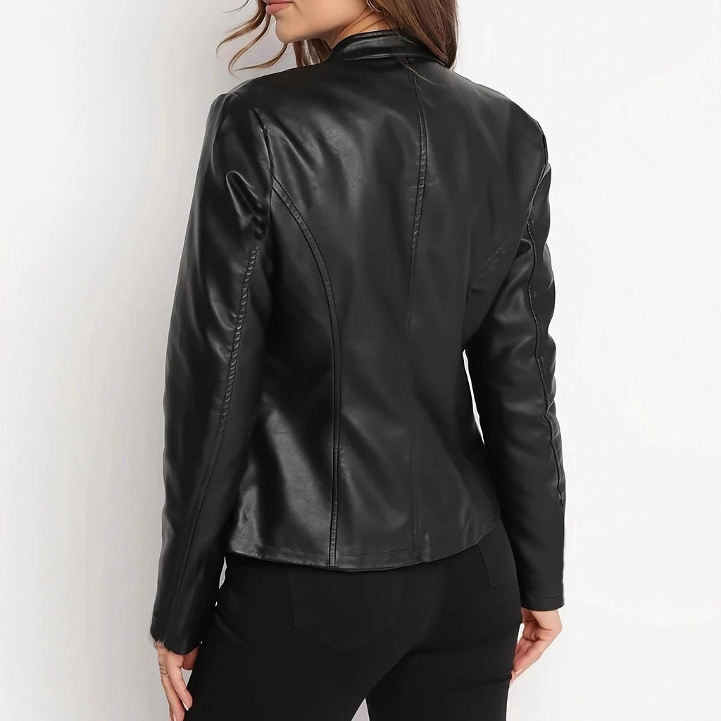 Horizon Essentials | Premium Slim-Fit Leather Jacket