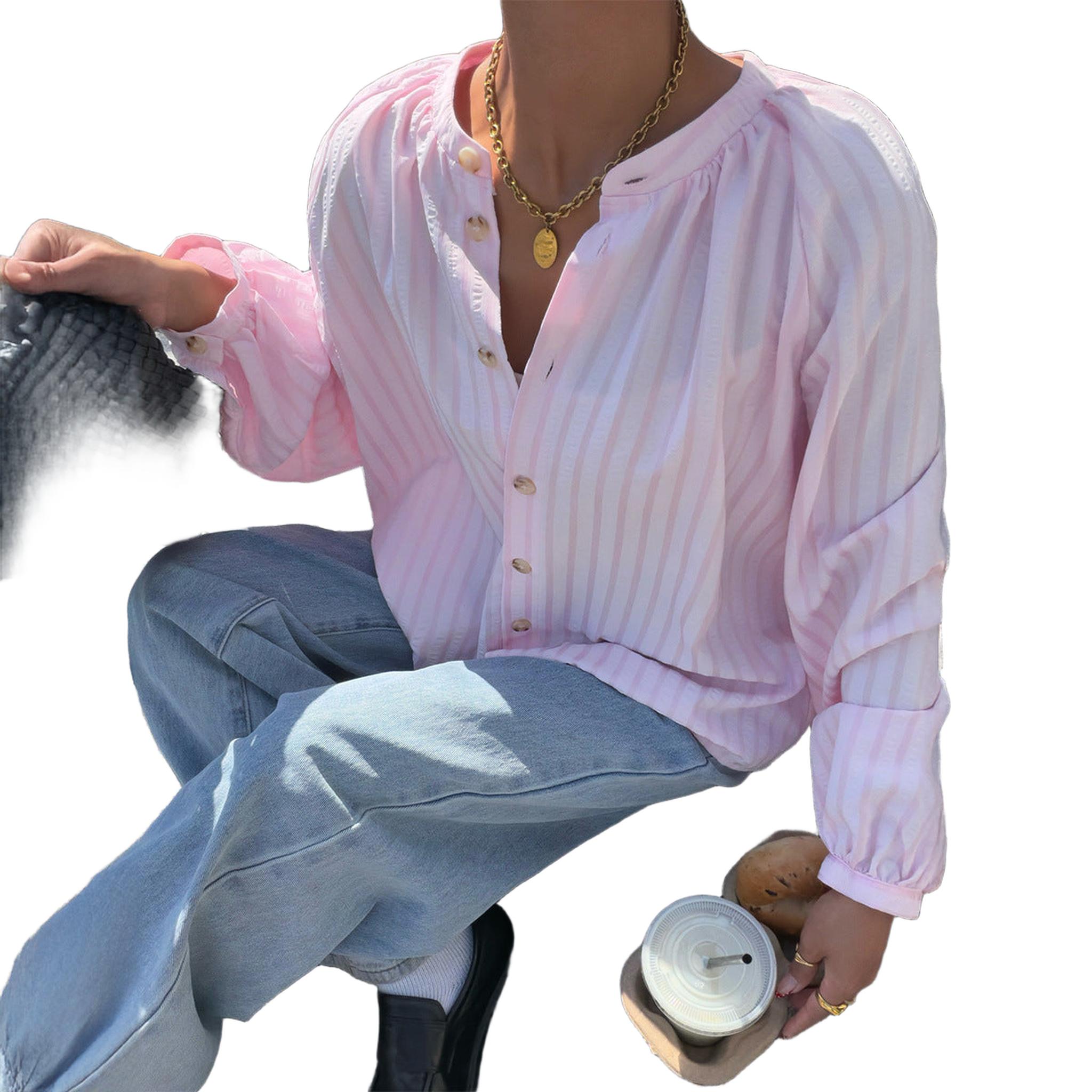 Horizon Essentials | Premium Striped Button-Up Shirt