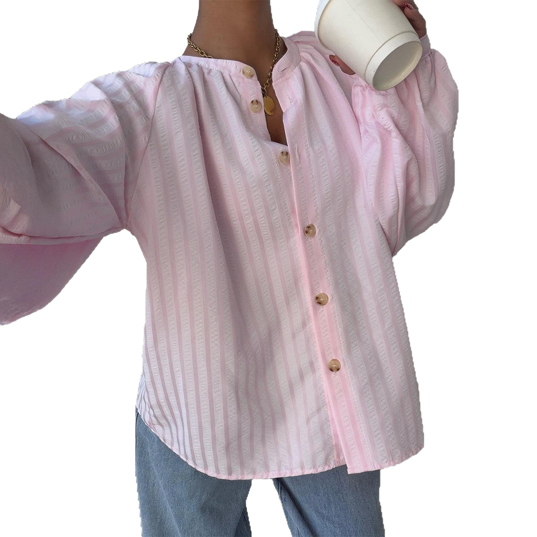 Horizon Essentials | Premium Striped Button-Up Shirt