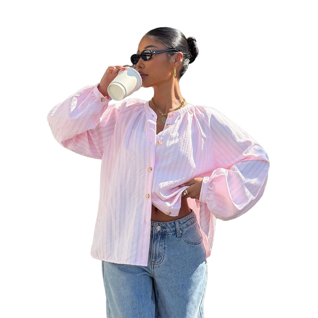 Horizon Essentials | Premium Striped Button-Up Shirt