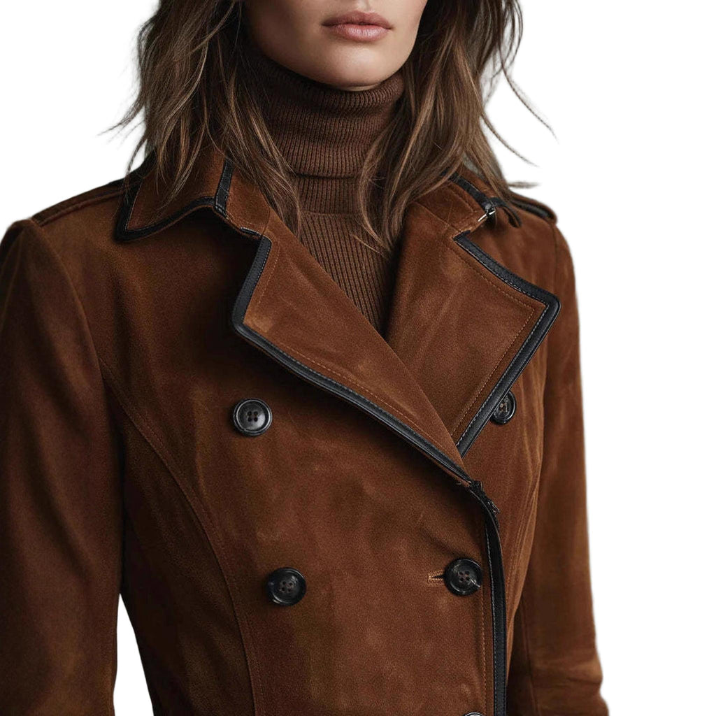 Horizon Essentials | Premium Suede Lapel Coat Winter