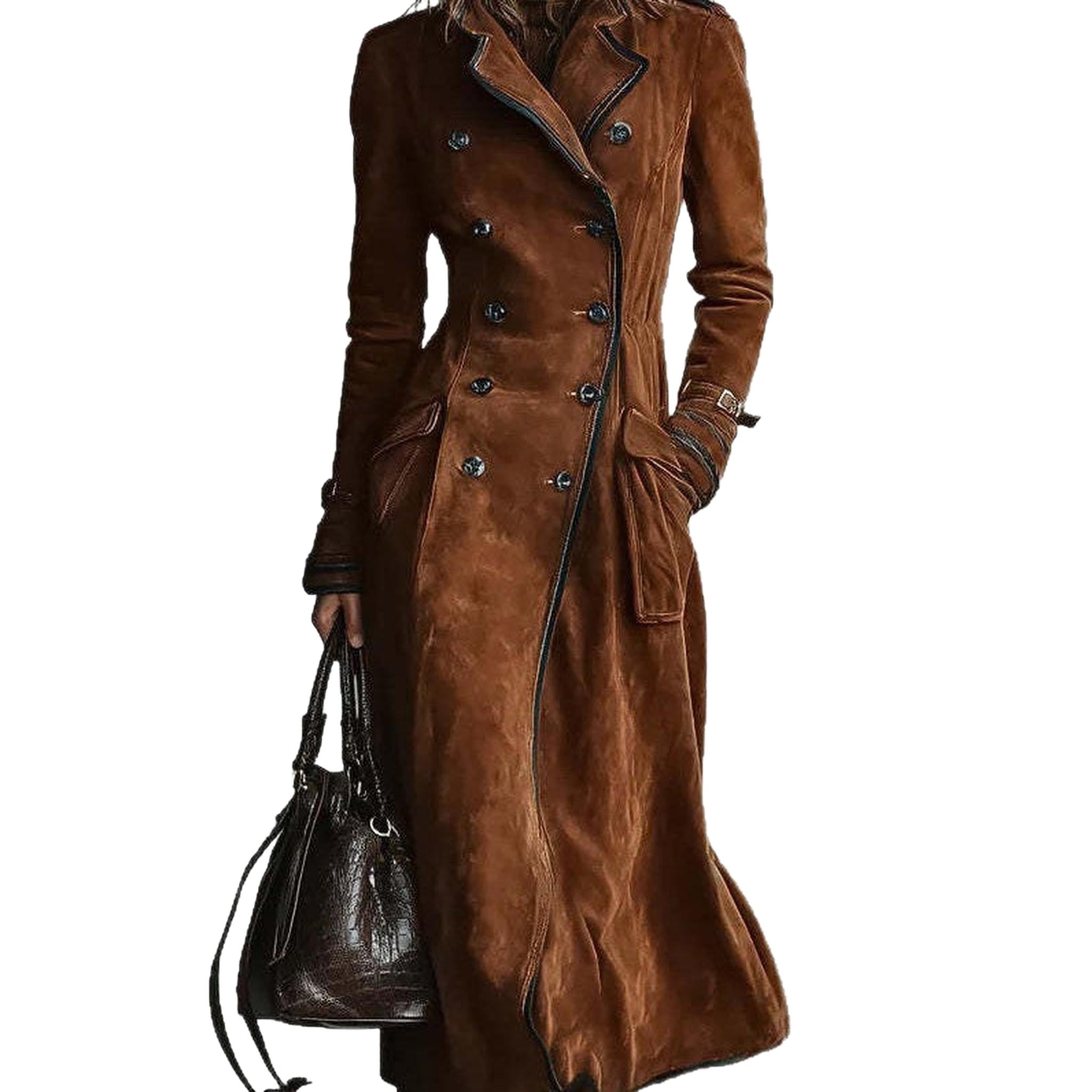 Horizon Essentials | Premium Suede Lapel Coat Winter