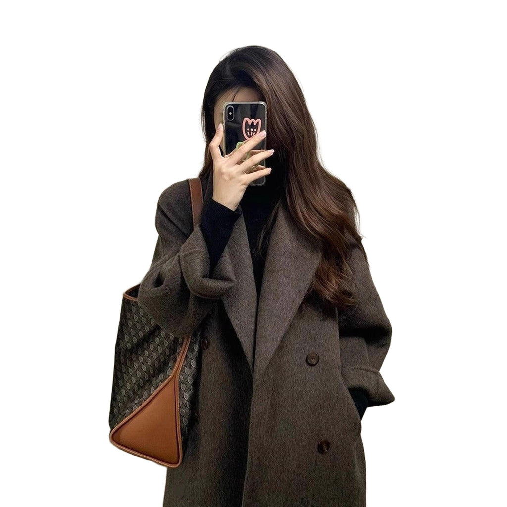 Horizon Essentials | Premium Thick Wool Mid-Length Coat