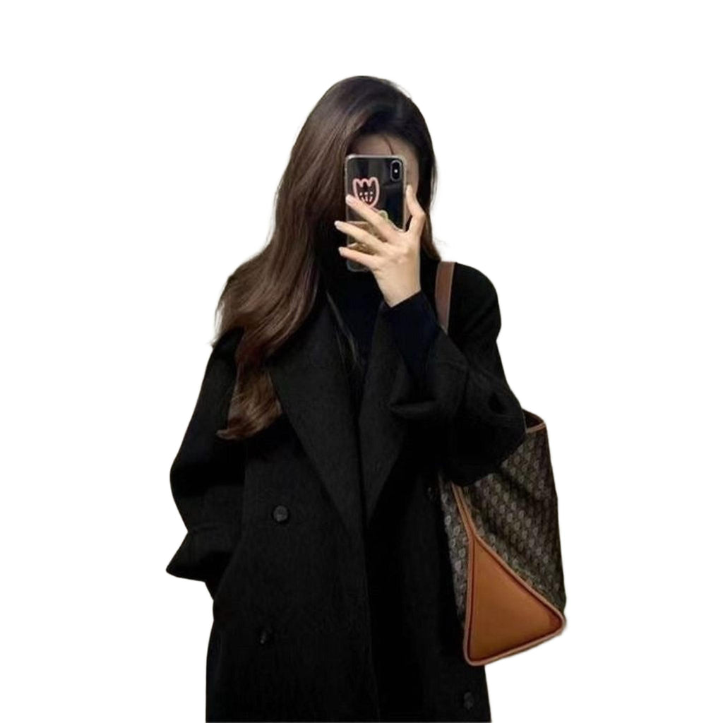 Horizon Essentials | Premium Thick Wool Mid-Length Coat