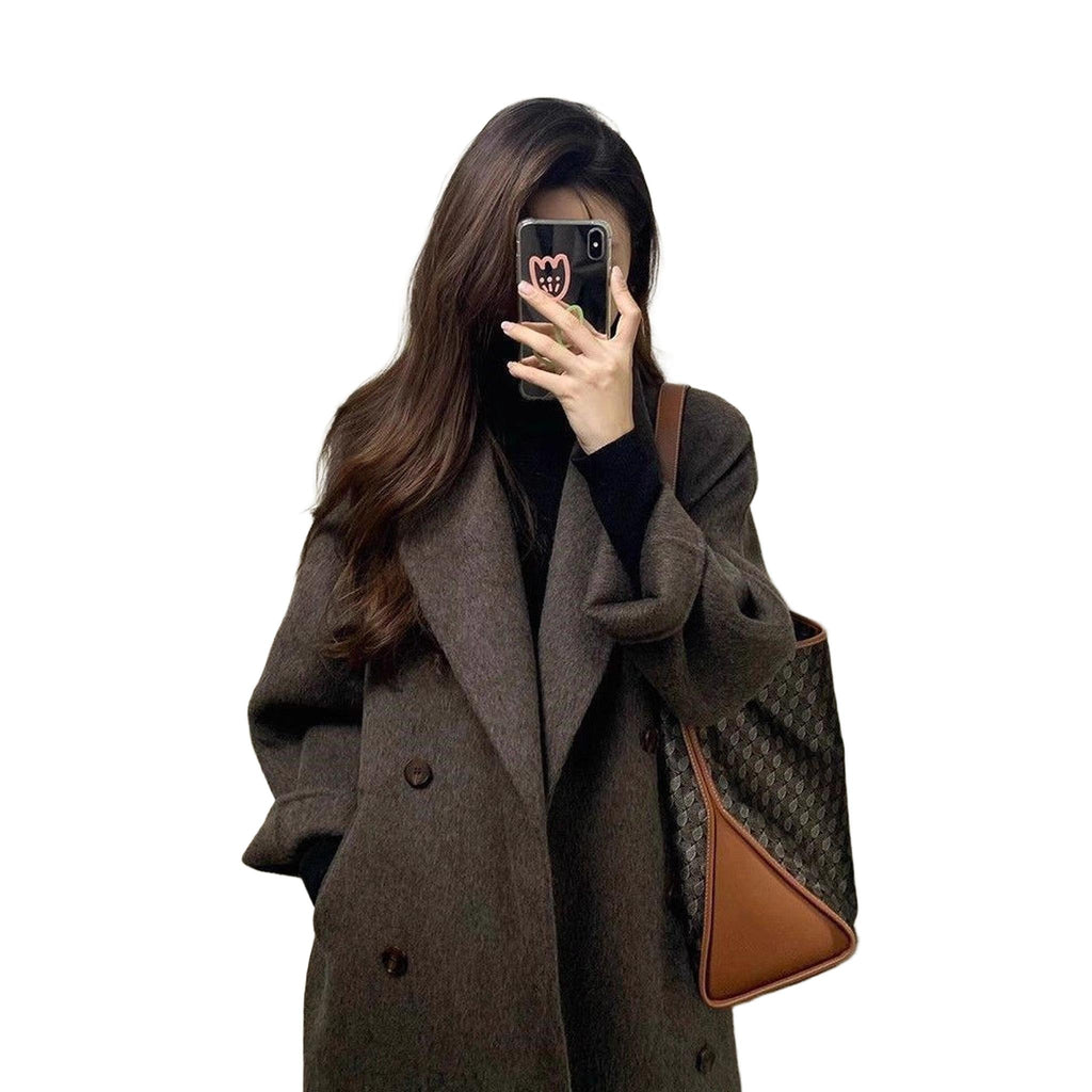 Horizon Essentials | Premium Thick Wool Mid-Length Coat