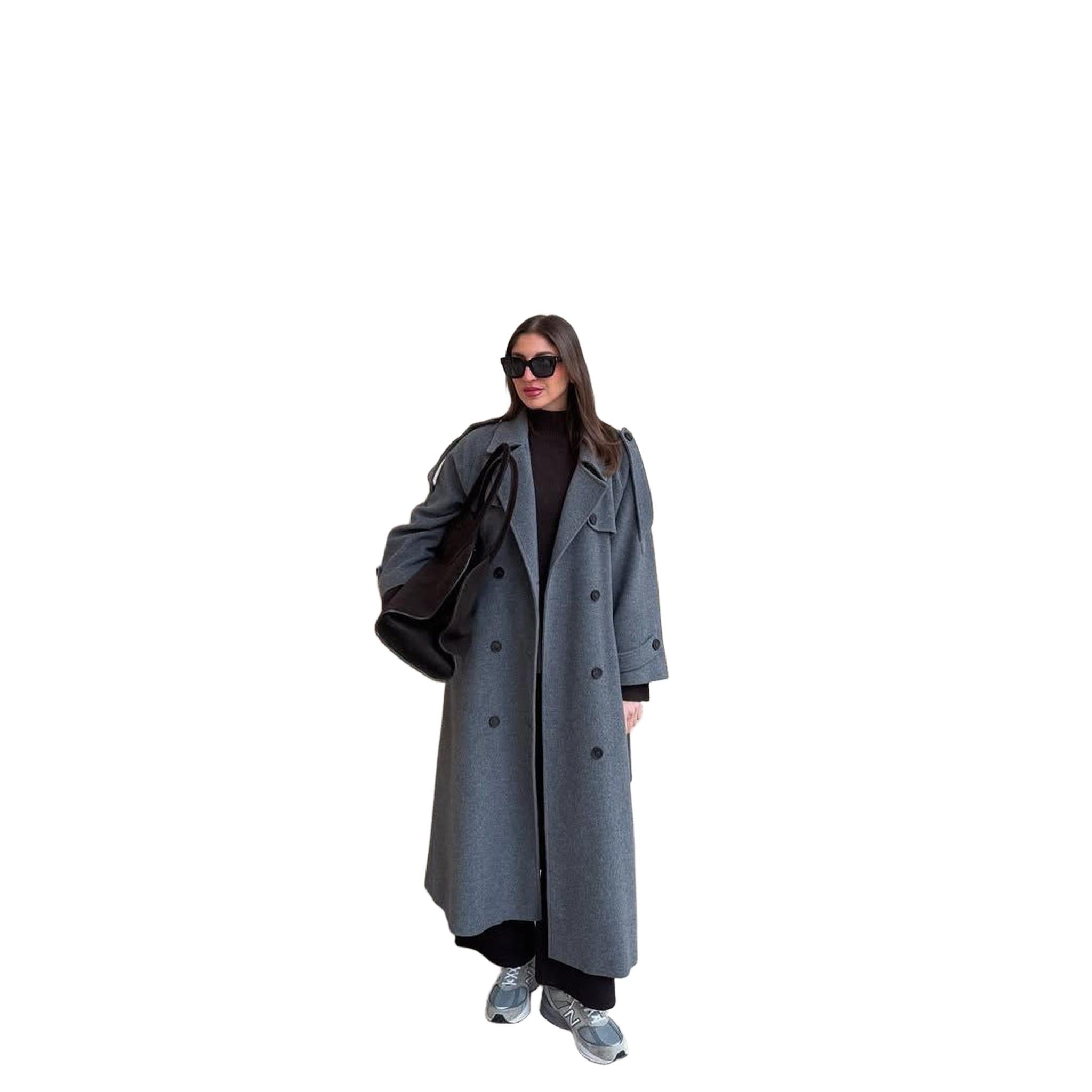 Horizon Essentials | Premium Wool Blend Long Coat